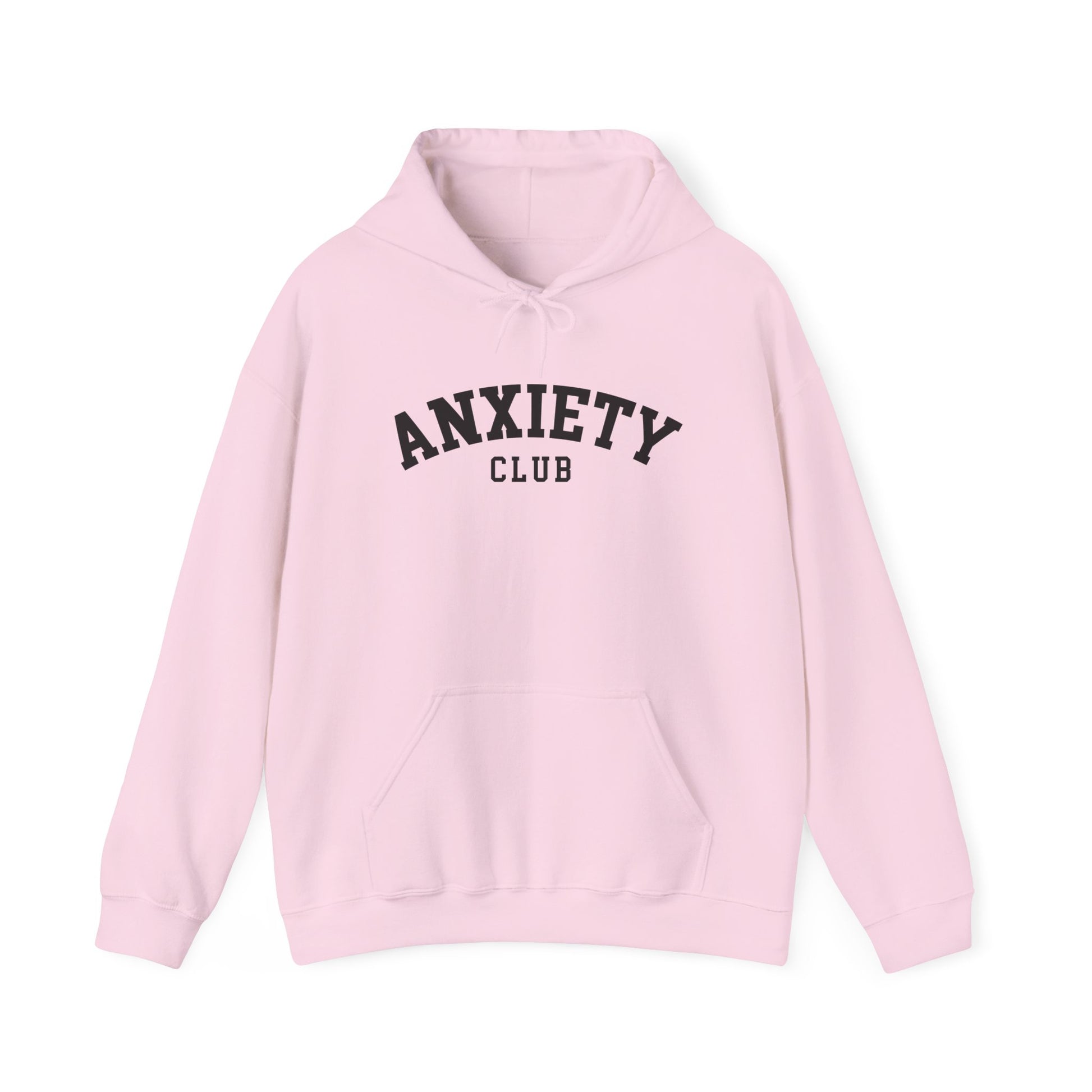 Hoodie Anxiety Club – Cozy Hoodie for Women with Anxiety Support