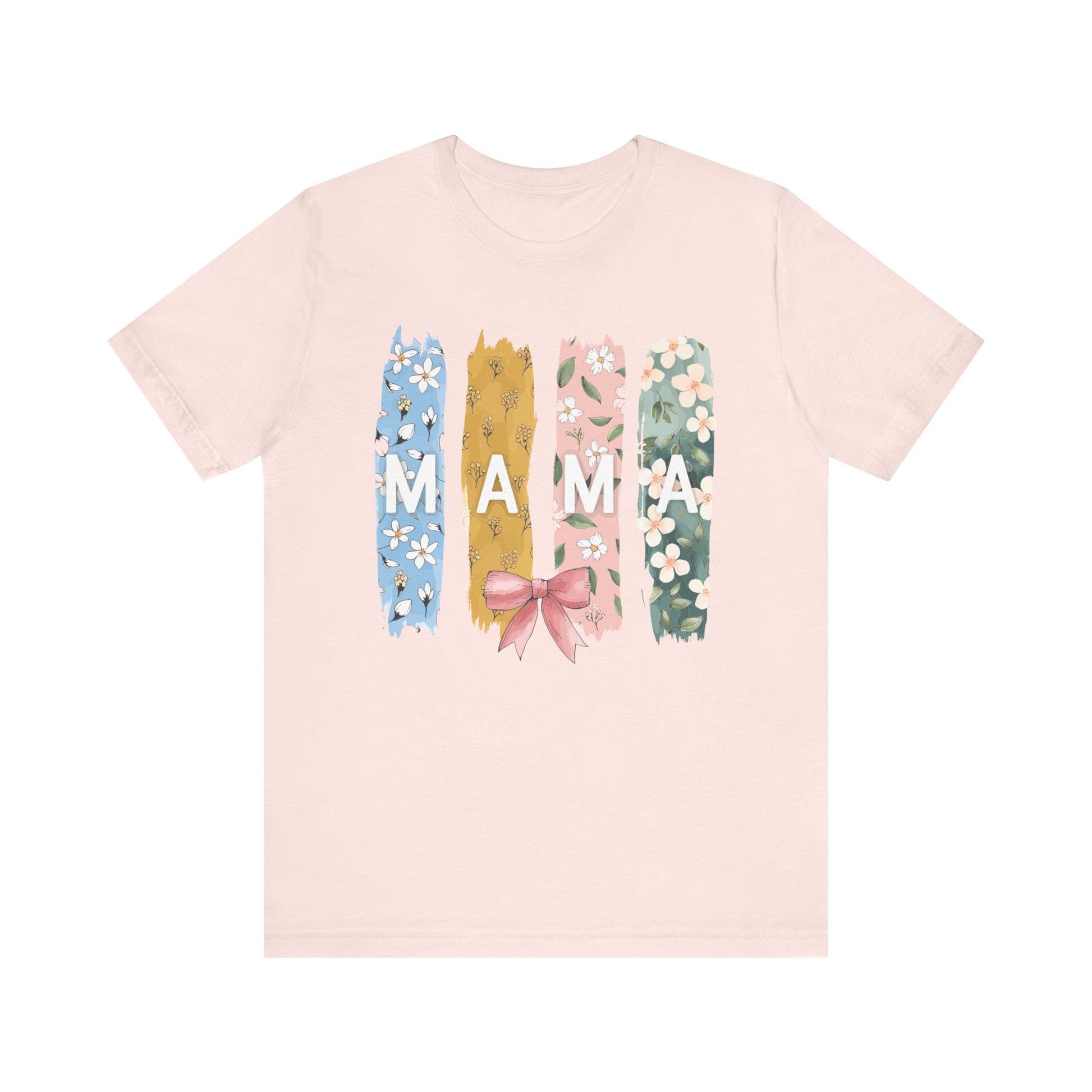 Soft Pink Mama – Colorful Floral Mom’s Day Shirt for Stylish Moms