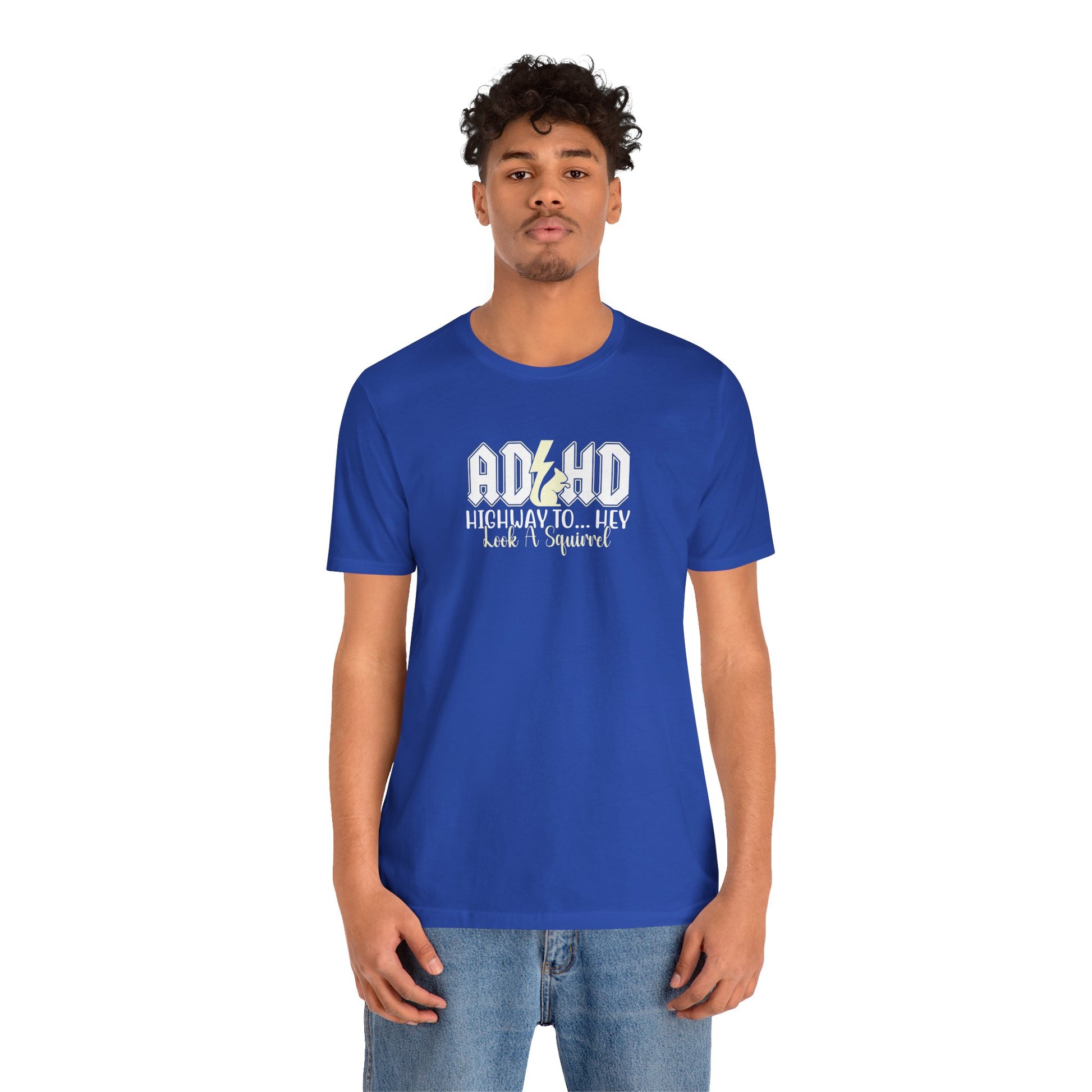 T-Shirt HIGHWAY TO... HEY Look A Squirrel ADHD T Shirt – Funny ADHD Tshirt