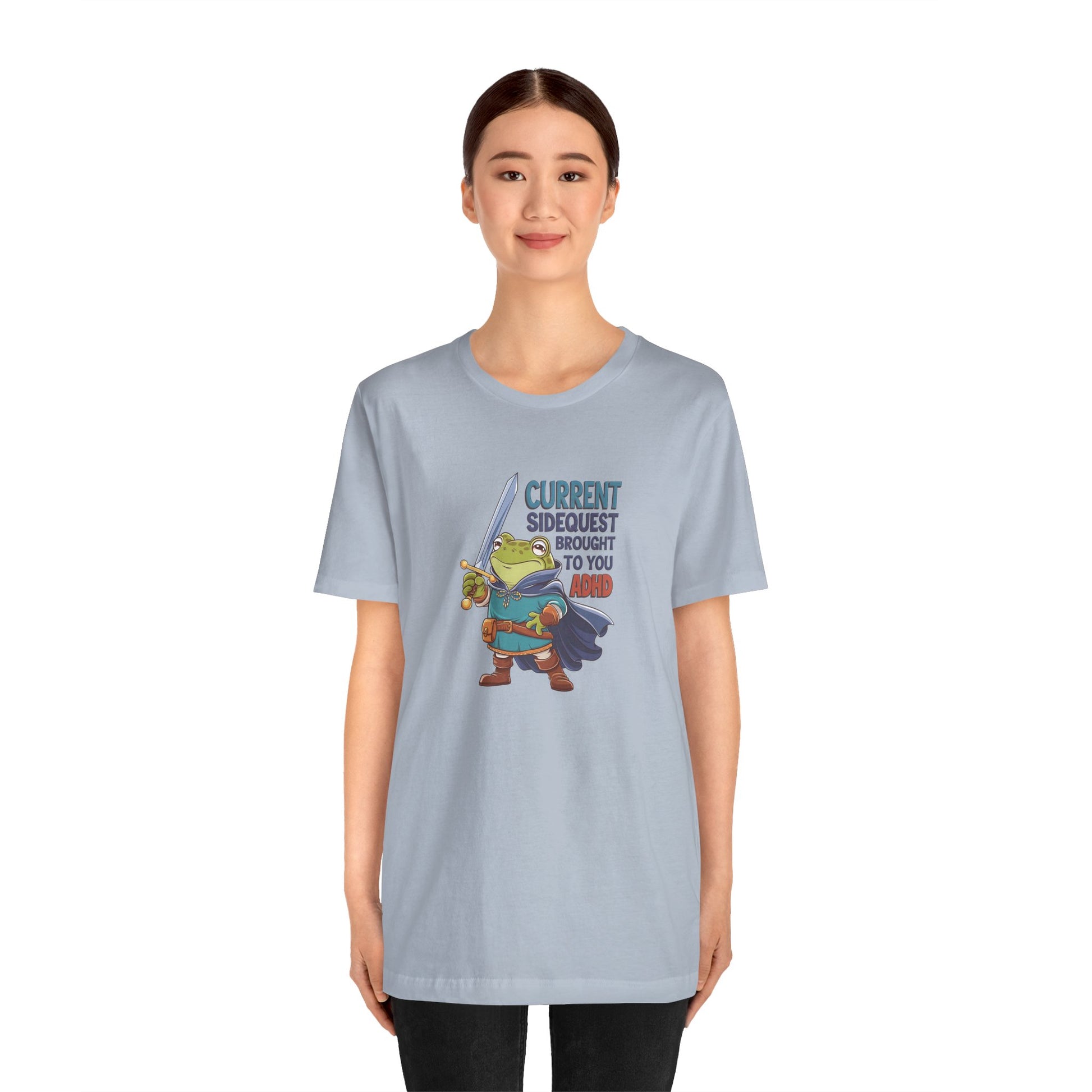 T-Shirt CURRENT SIDEQUEST BROUGHT TO YOU BY ADHD - ADHD T Shirt Funny