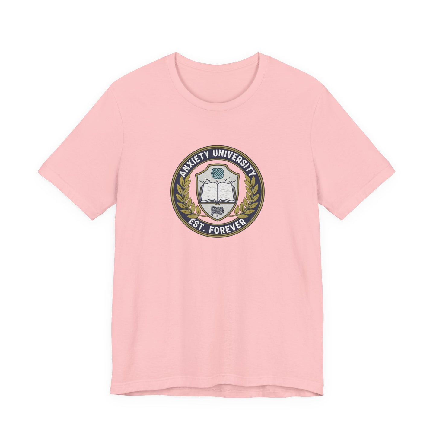 T-Shirt ANXIETY UNIVERSITY Shirt – Funny Collegiate Graphic Tee