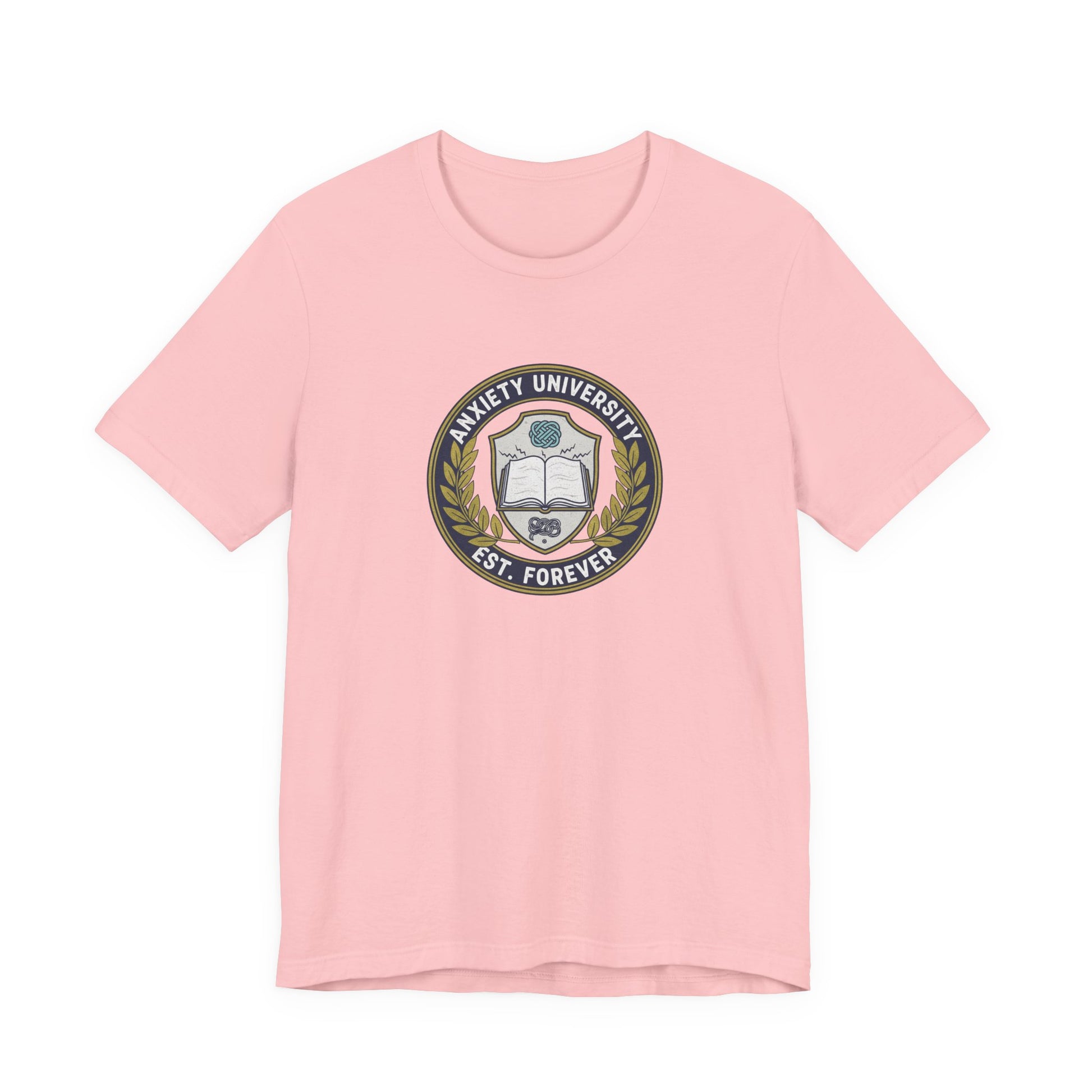 T-Shirt ANXIETY UNIVERSITY Shirt – Funny Collegiate Graphic Tee