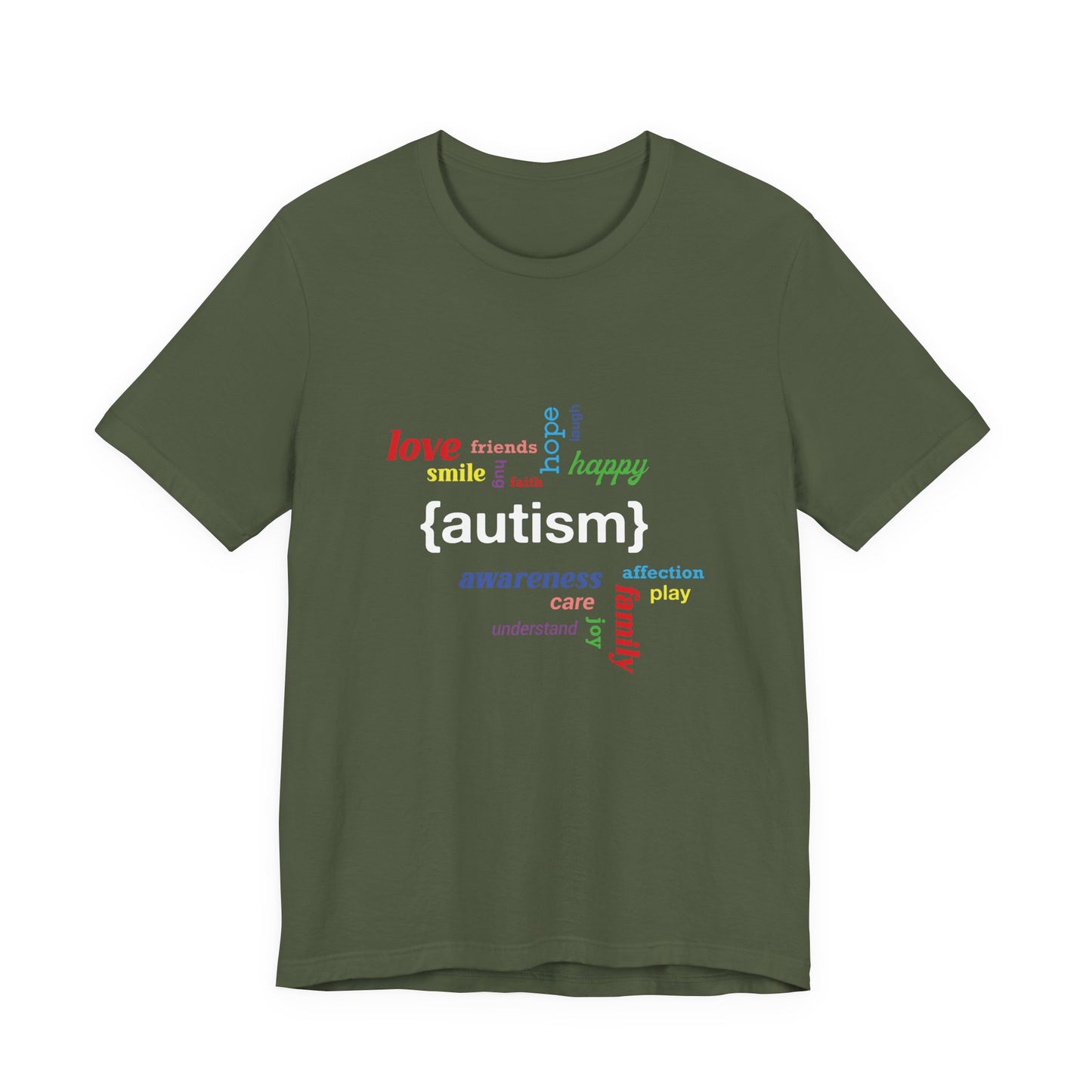 T-Shirt Love Friends Hug Faith Awareness [Autism] Subtle Autism T Shirt