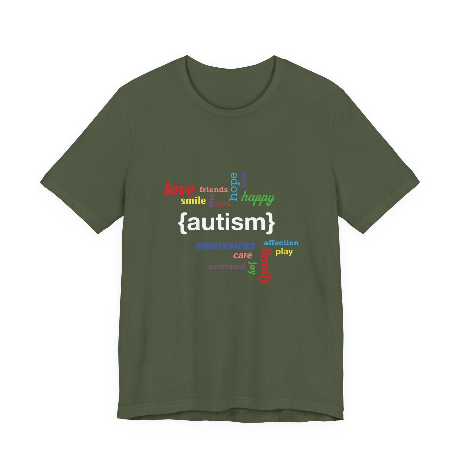 T-Shirt Love Friends Hug Faith Awareness [Autism] Subtle Autism T Shirt