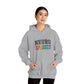 NEURO SPARKLY Autism Hoodie – Bold Varsity Floral Graphic Hoodie