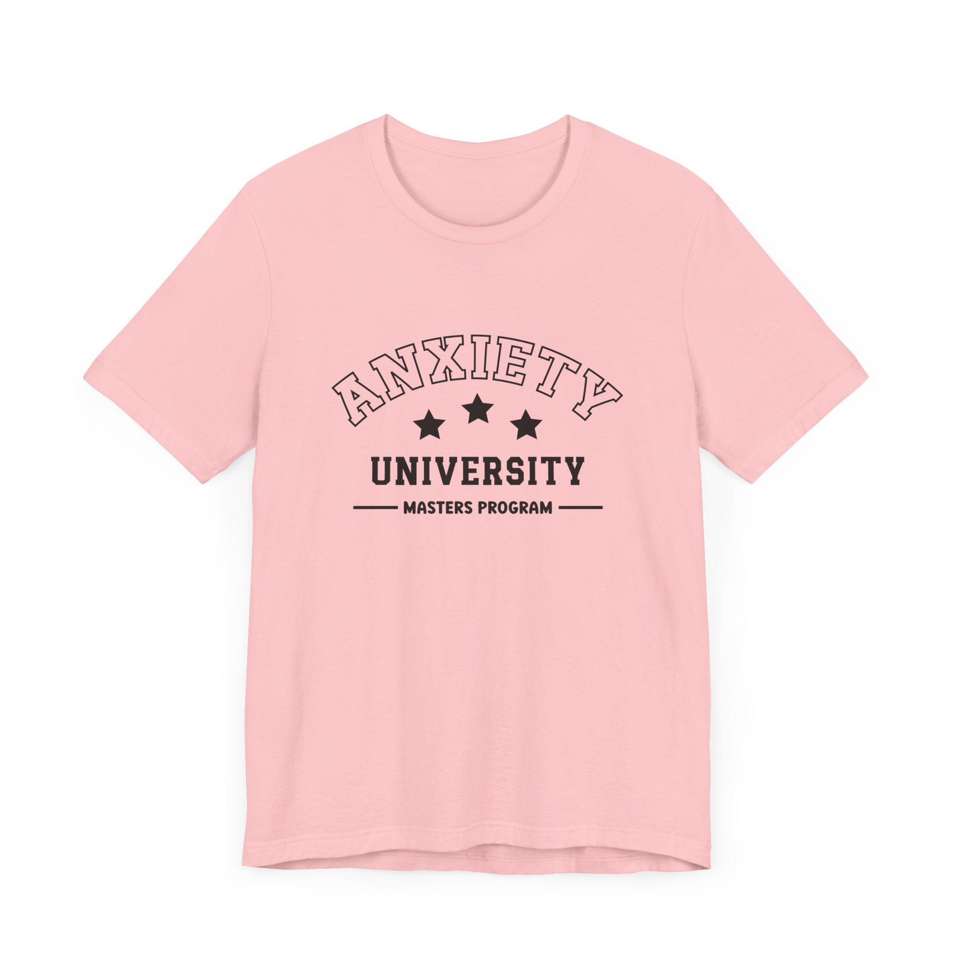 T-Shirt Anxiety University. Masters Program. – Satirical Anxiety T-Shirt
