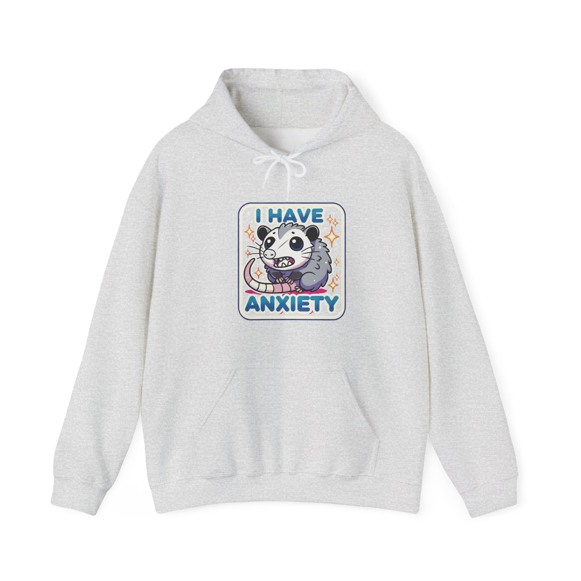 Hoodie I Have Anxiety Hoodie – Funny Opossum Hoodie for Women