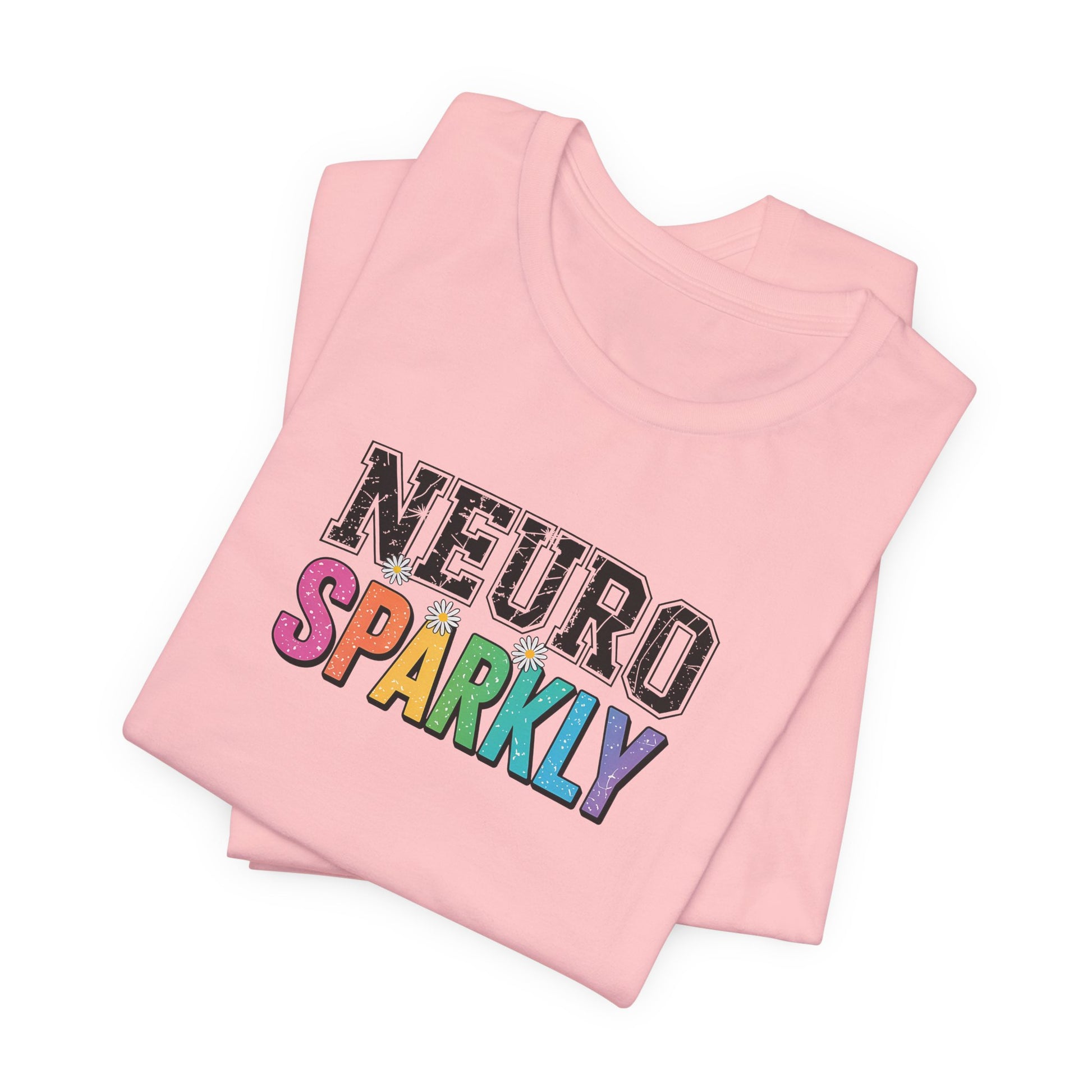 T-Shirt NEURO SPARKLY – Colorful ADHD T Shirt for Women & Young Adults