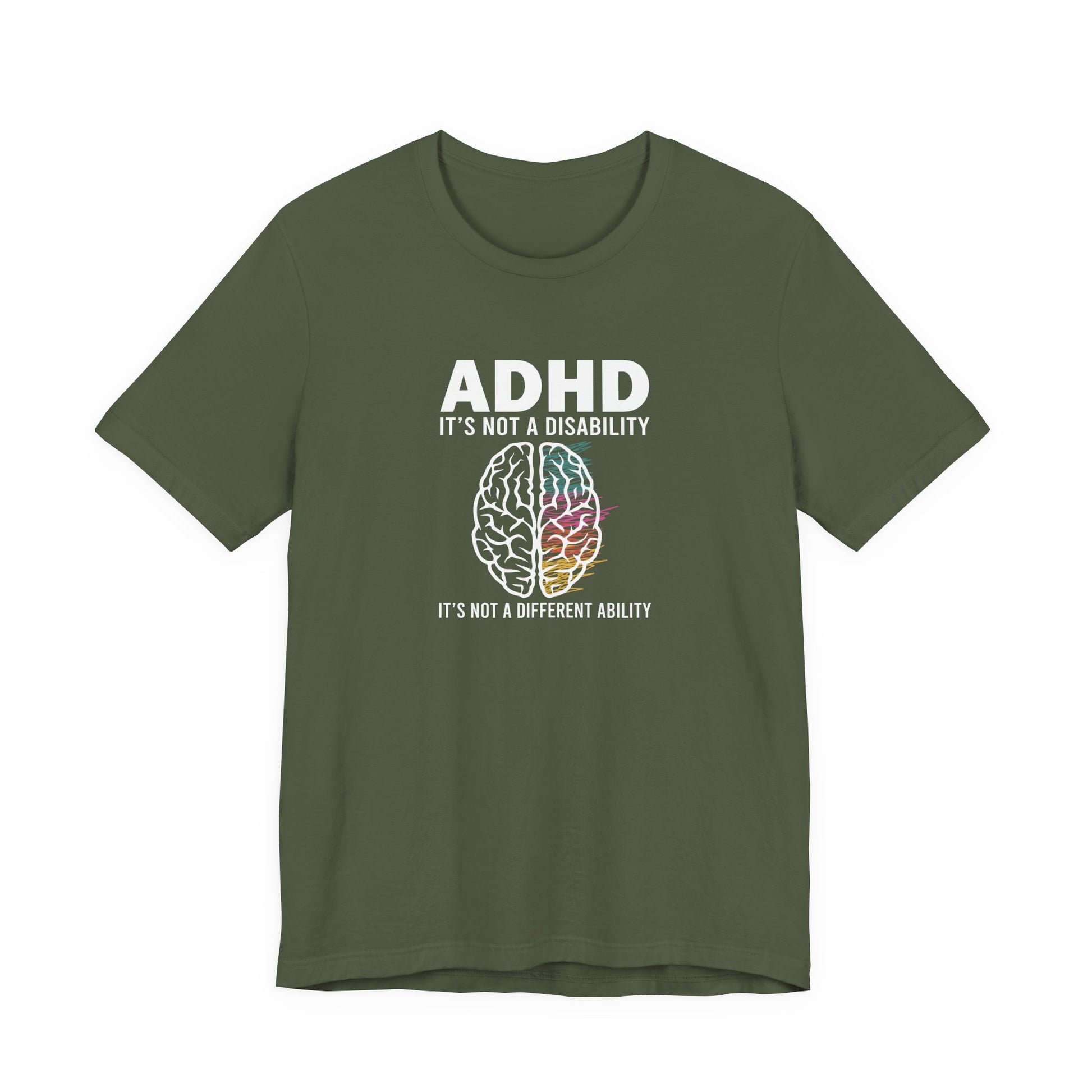 T-Shirt ADHD IT'S NOT A DISABILITY – Conceptual ADHD T-Shirt for Adults