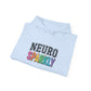 NEURO SPARKLY Autism Hoodie – Bold Varsity Floral Graphic Hoodie