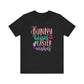 Black Cute Easter Shirt – Bunny Kisses & Easter Wishes Tee for Women | Family Easter Tee