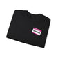 Sweatshirt Hello, I'm Anxious Nametag Sweatshirt for Socially Anxious Women