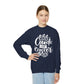 Egg-cited for Easter Kids Sweatshirt | Funny Easter Sweatshirt