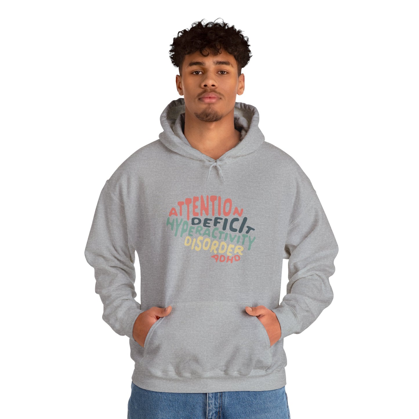 Hoodie Attention Hyperactivity Deficit Disorder Hoodie – ADHD Awareness Hoodie