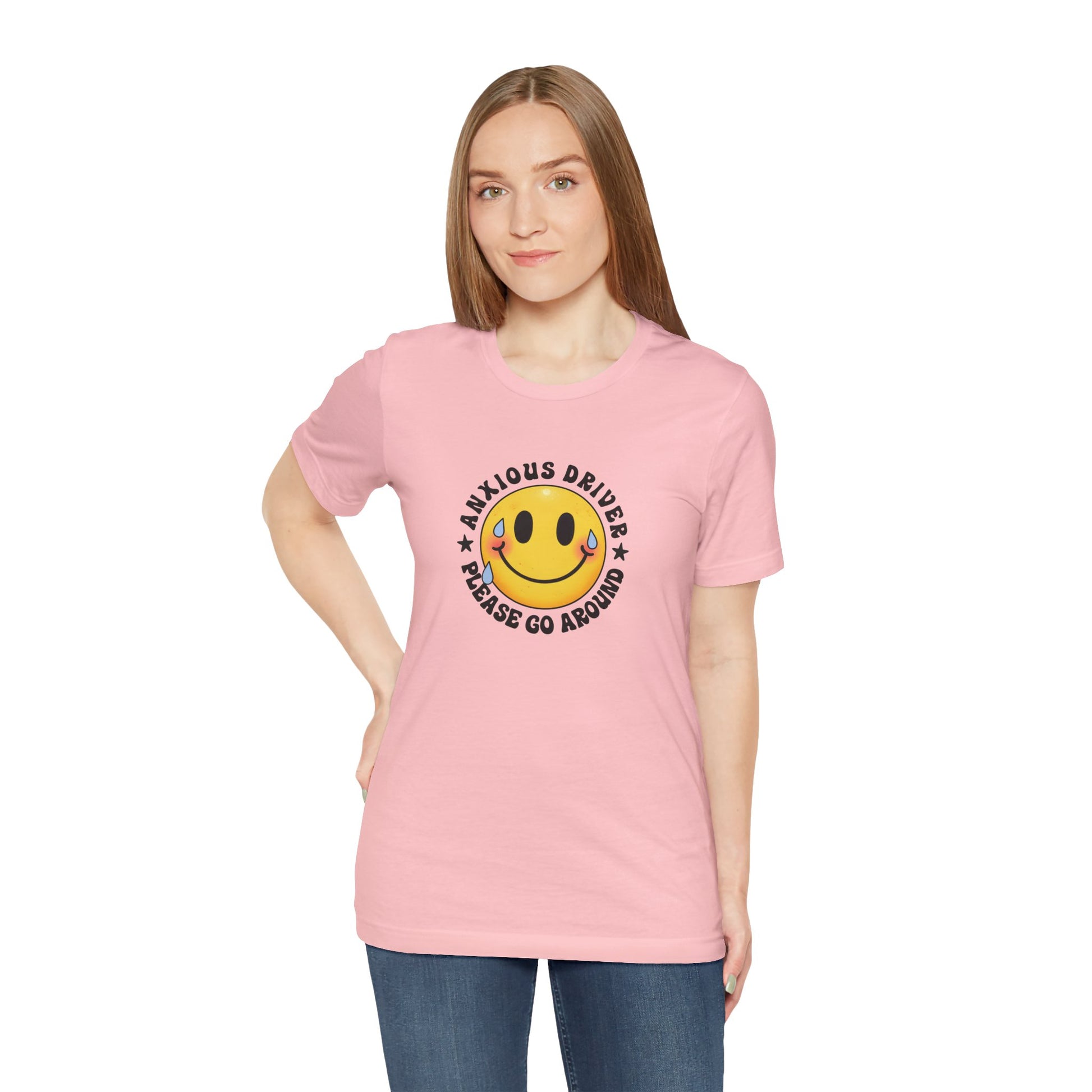 T-Shirt Anxious Driver Please Go Around – Social Anxiety Driving Shirt