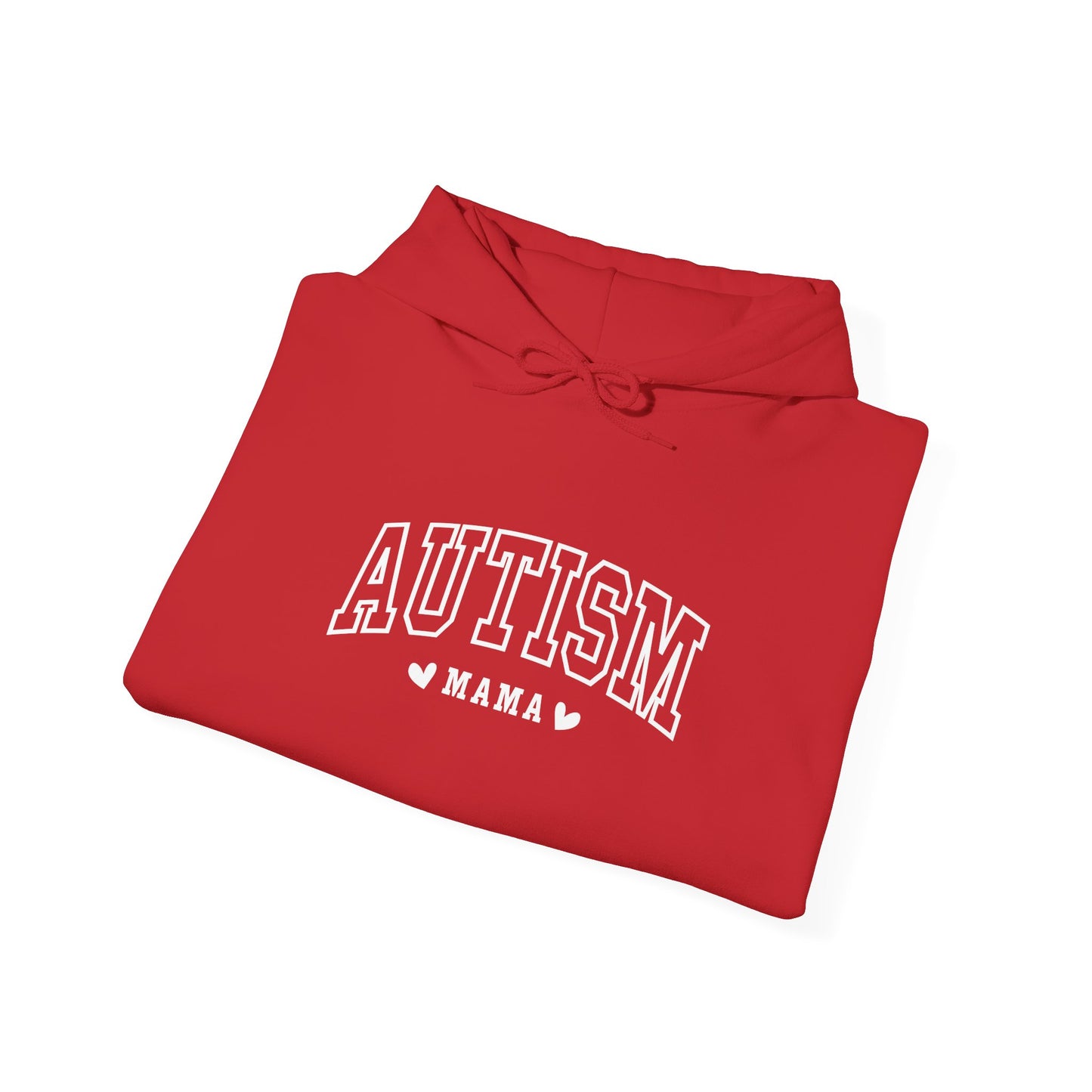 Hoodie AUTISM MAMA Hoodie – Collegiate-Inspired Supportive Mom Design