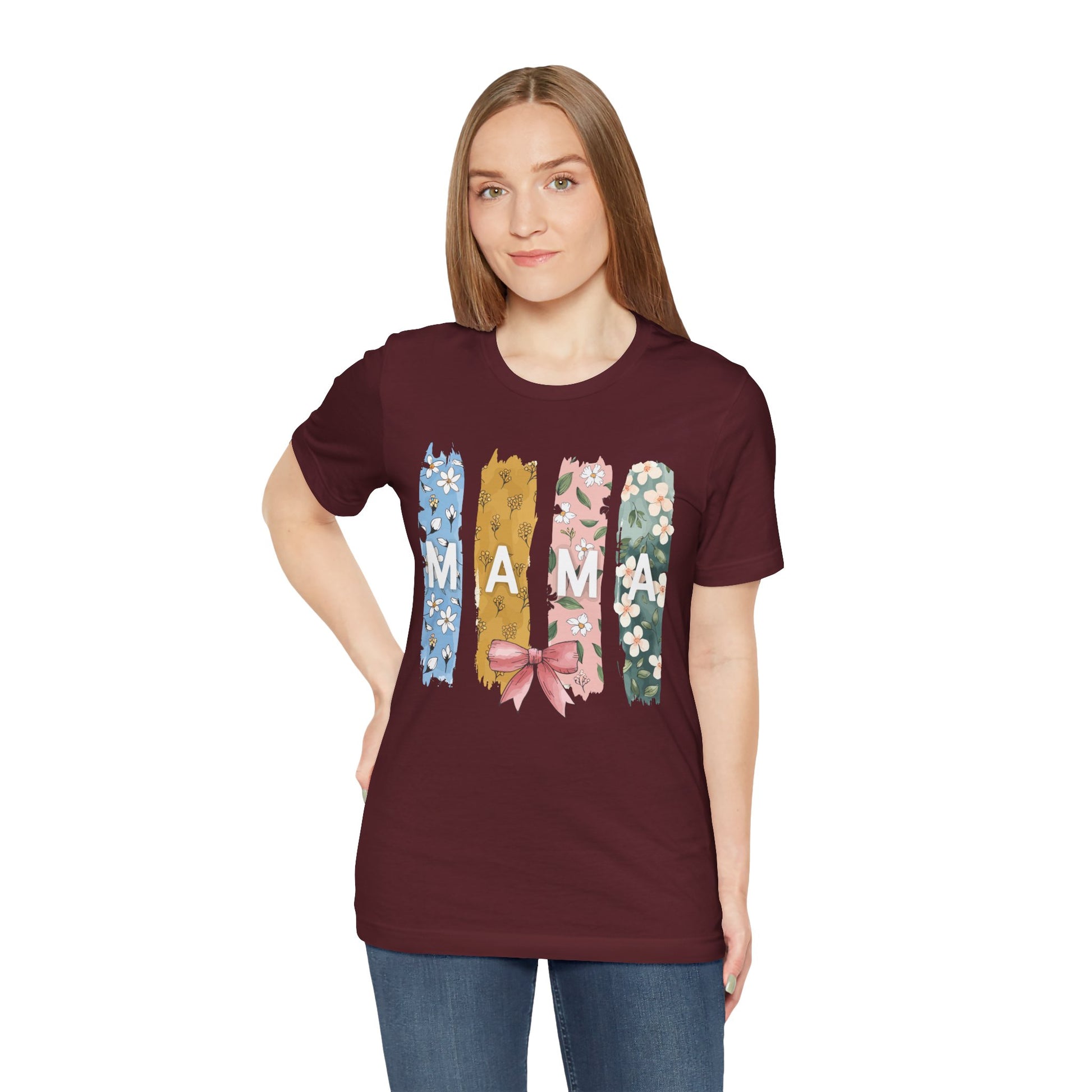 Mama – Colorful Floral Mom’s Day Shirt for Stylish Moms