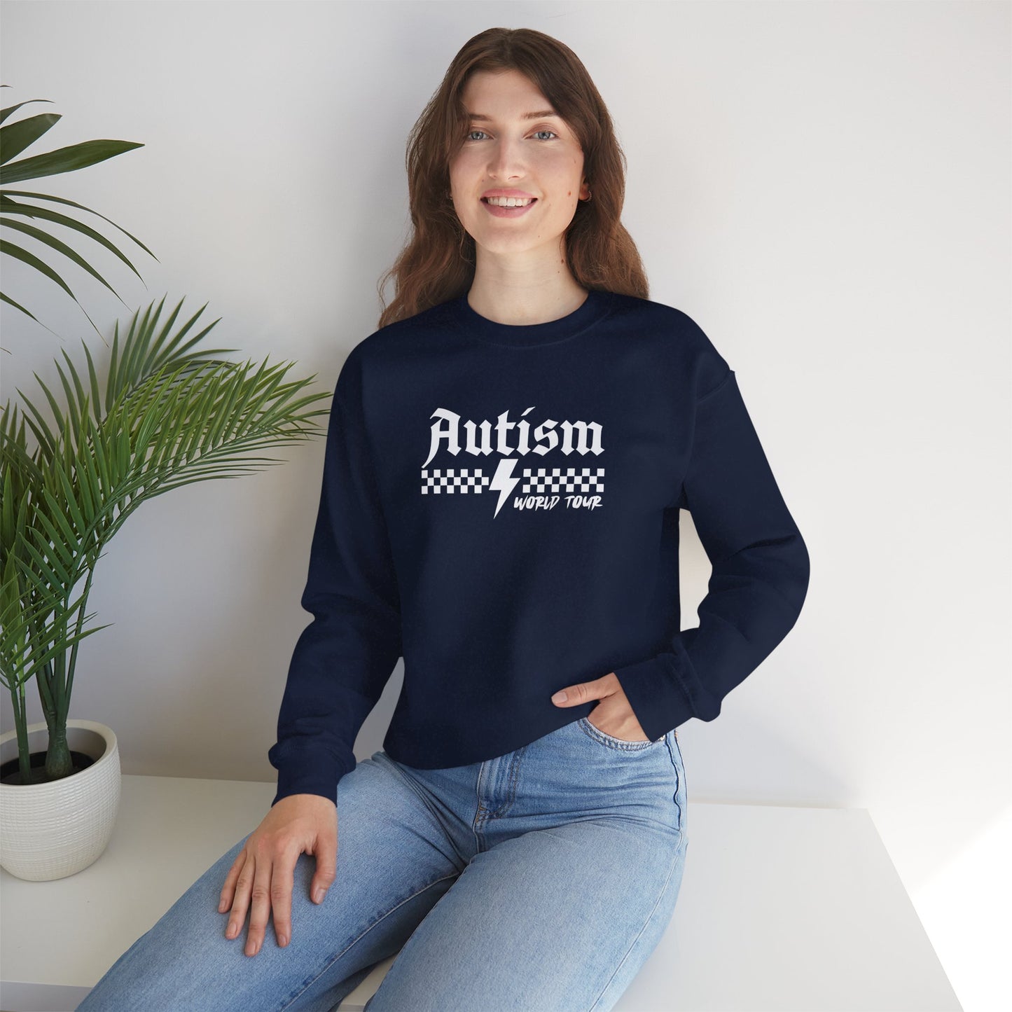Sweatshirt Autism Awareness World Tour Statement Autism Sweatshirt