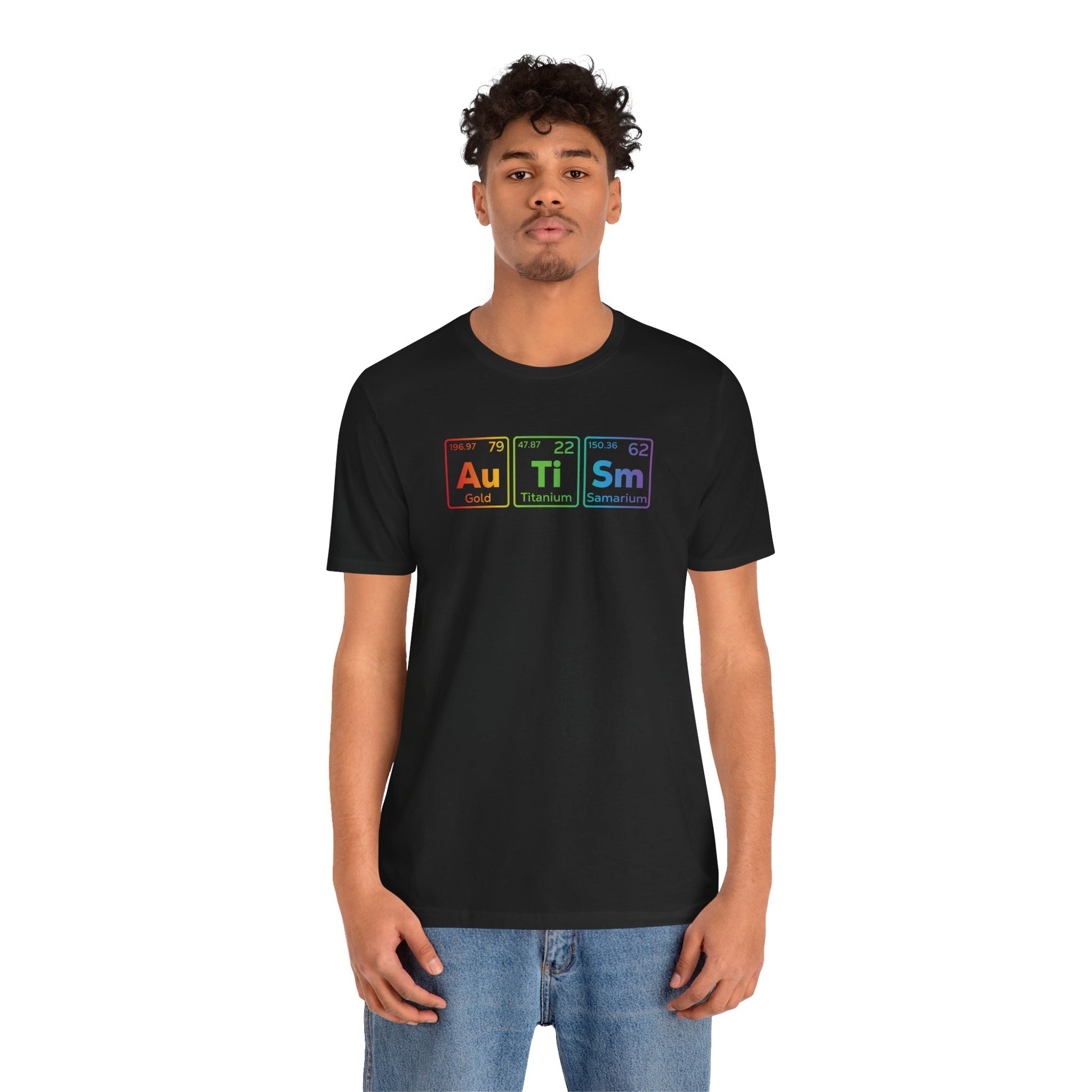 T-Shirt Au Ti Sm AUTISM | Subtle Periodic Autism Awareness T‑Shirt
