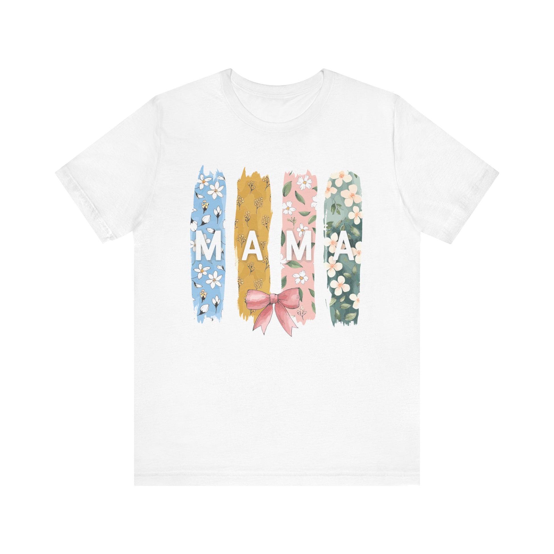 White Mama – Colorful Floral Mom’s Day Shirt for Stylish Moms