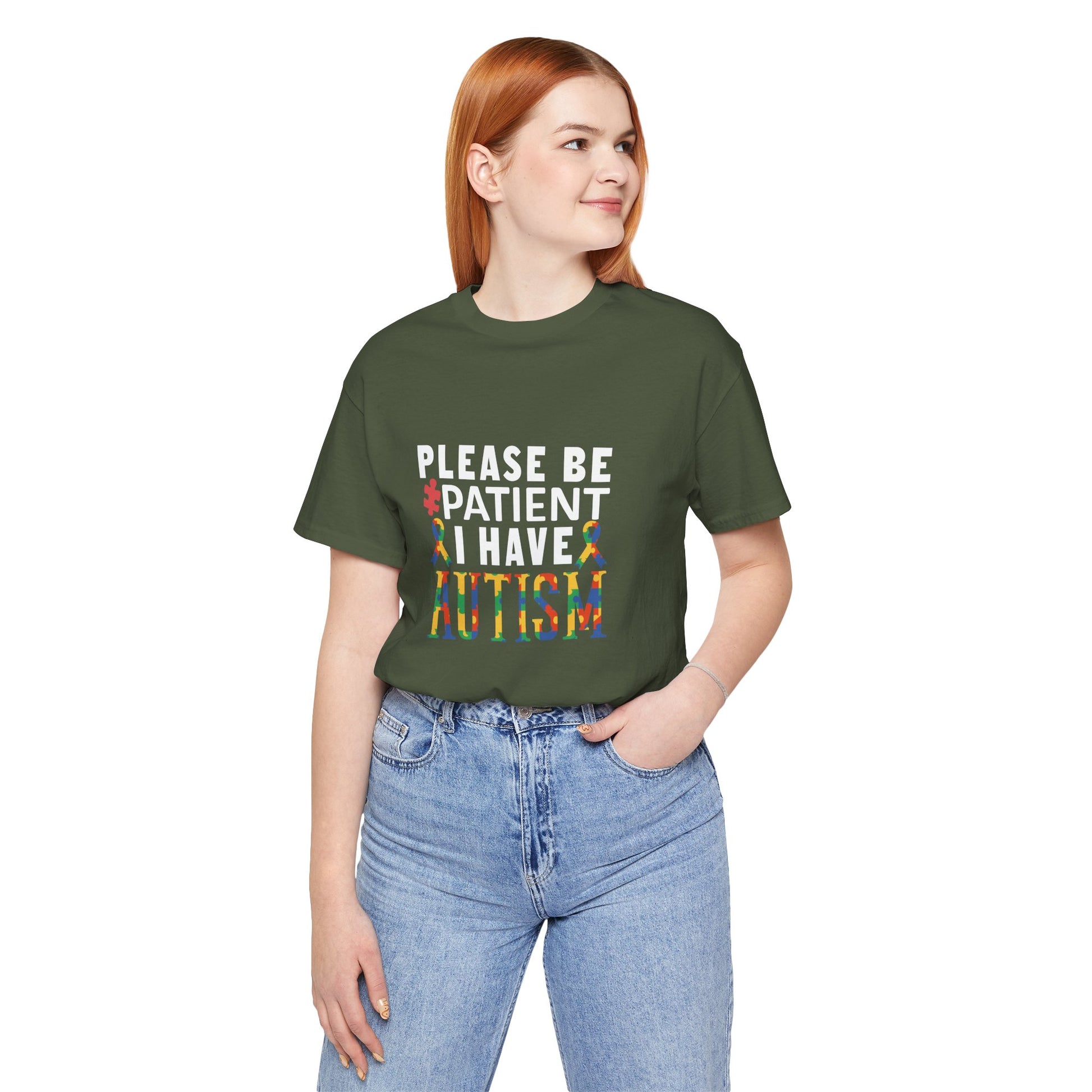T-Shirt Please Be Patient I Have Autism Shirt