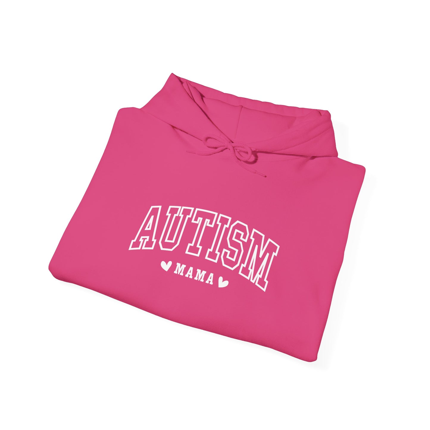 Hoodie AUTISM MAMA Hoodie – Collegiate-Inspired Supportive Mom Design