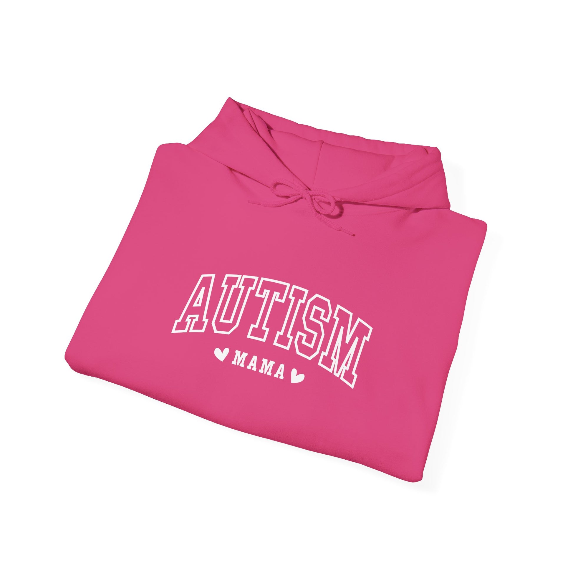 Hoodie AUTISM MAMA Hoodie – Collegiate-Inspired Supportive Mom Design