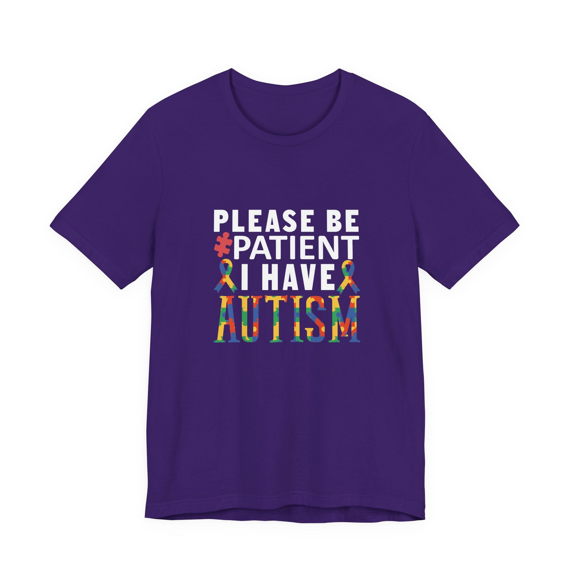 T-Shirt Please Be Patient I Have Autism Shirt