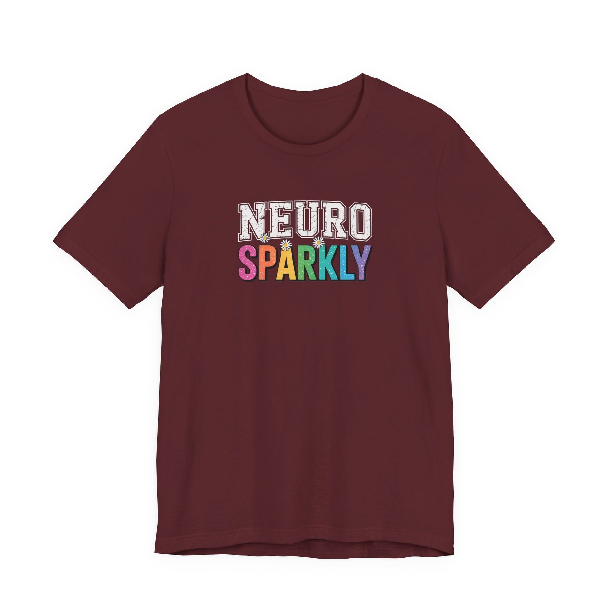 T-Shirt NEURO SPARKLY – Colorful ADHD T Shirt for Women & Young Adults