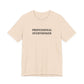 T-Shirt PROFESSIONAL OVERTHINKER T-Shirt – Funny Minimalist Typography Tee