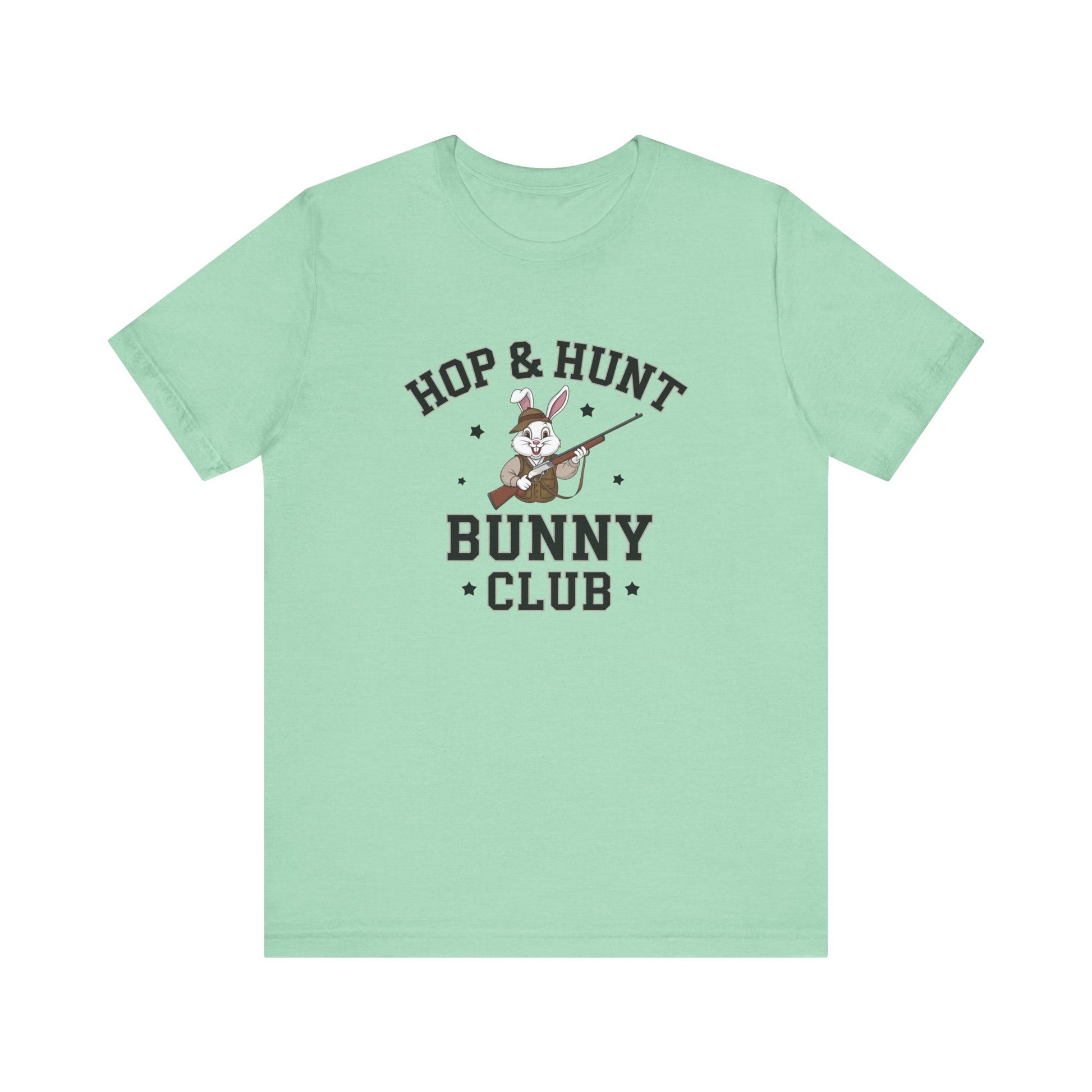 Heather Mint Easter Brunch Shirt – Hop & Hunt Bunny Club Funny & Trendy Tee