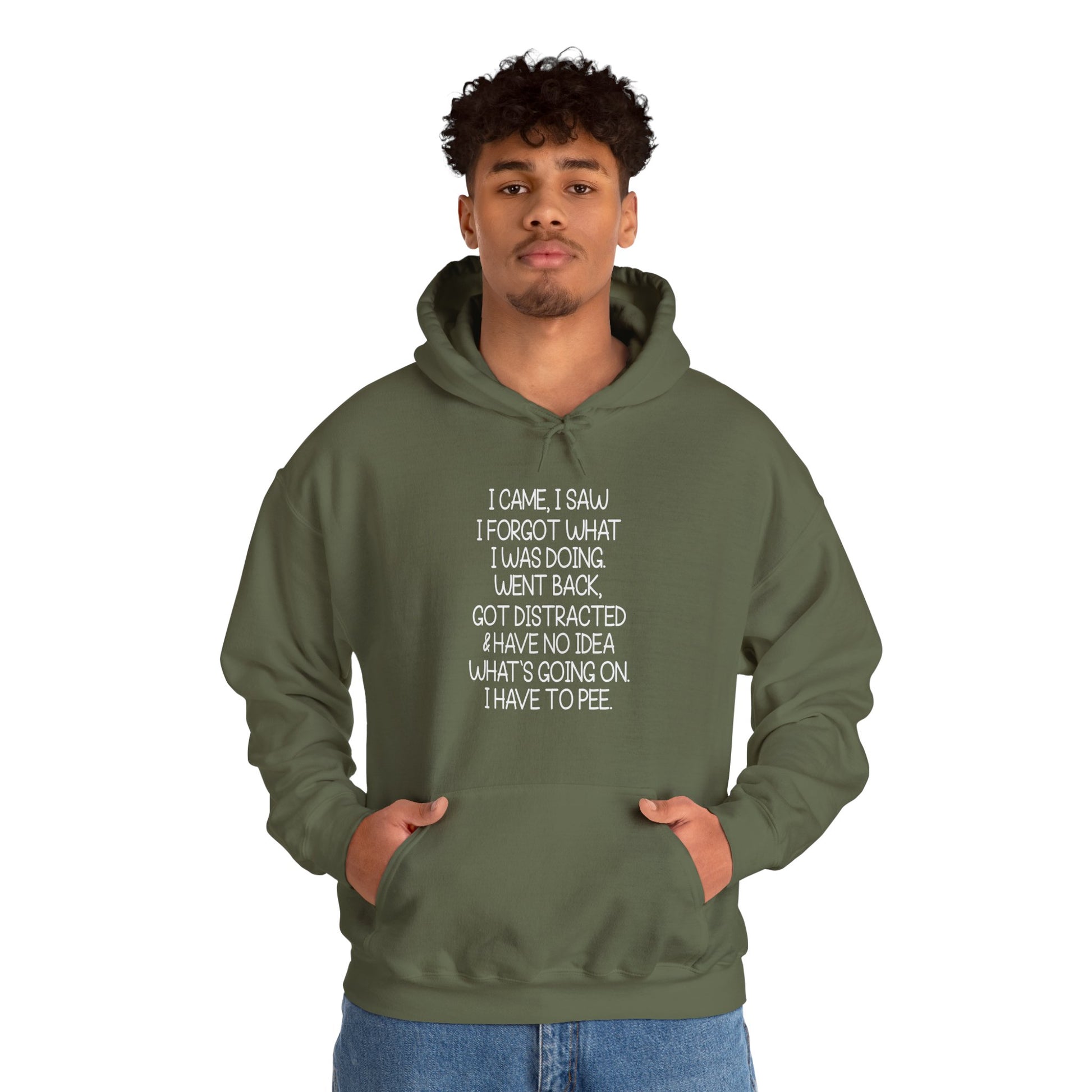 Hoodie I CAME I SAW I FORGOT Hoodie – Funny ADHD Hoodie for Adults