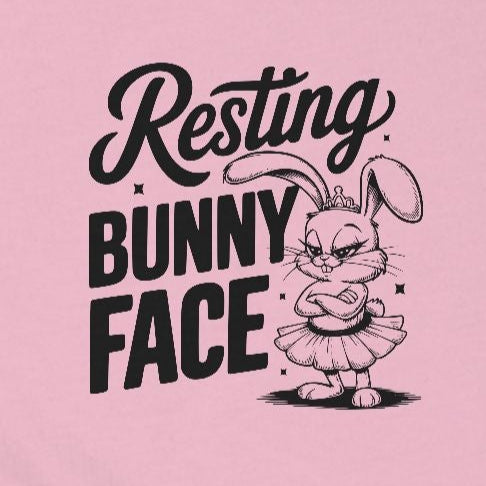 Resting Bunny Face Baby Bodysuit | Funny Easter Baby Onesie