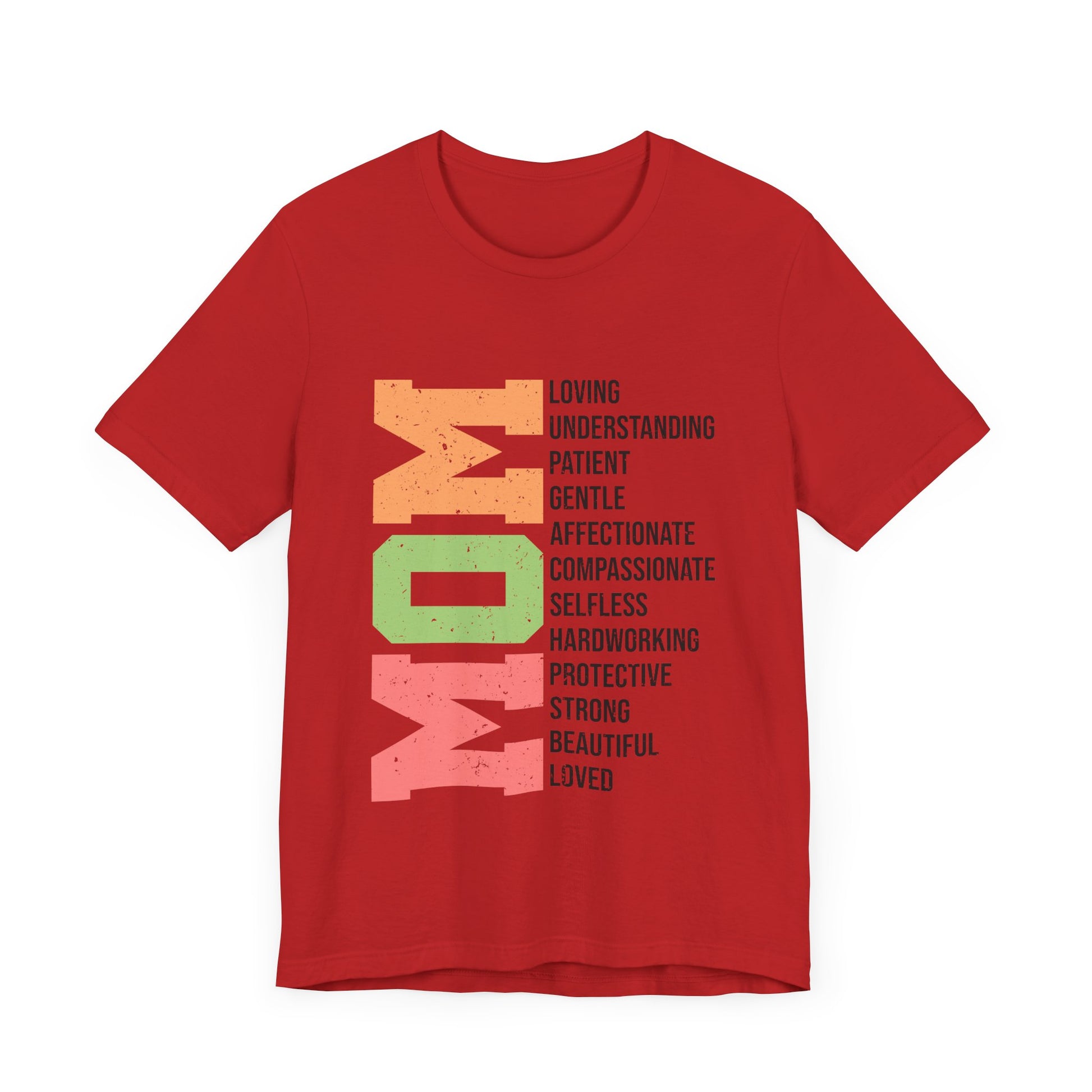 Empowering Mom T-Shirt – Beautiful, Strong, Loved MOM