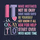 Navy It's Okay to Make Mistakes – Suicide Prevention Tee Shirts