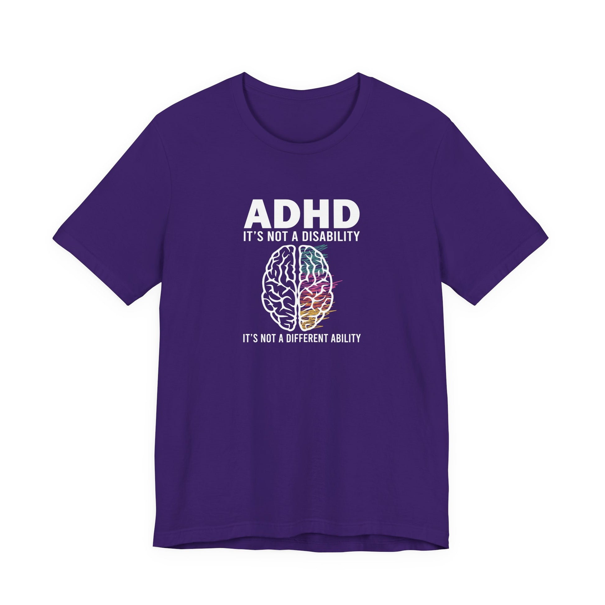 T-Shirt ADHD IT'S NOT A DISABILITY – Conceptual ADHD T-Shirt for Adults