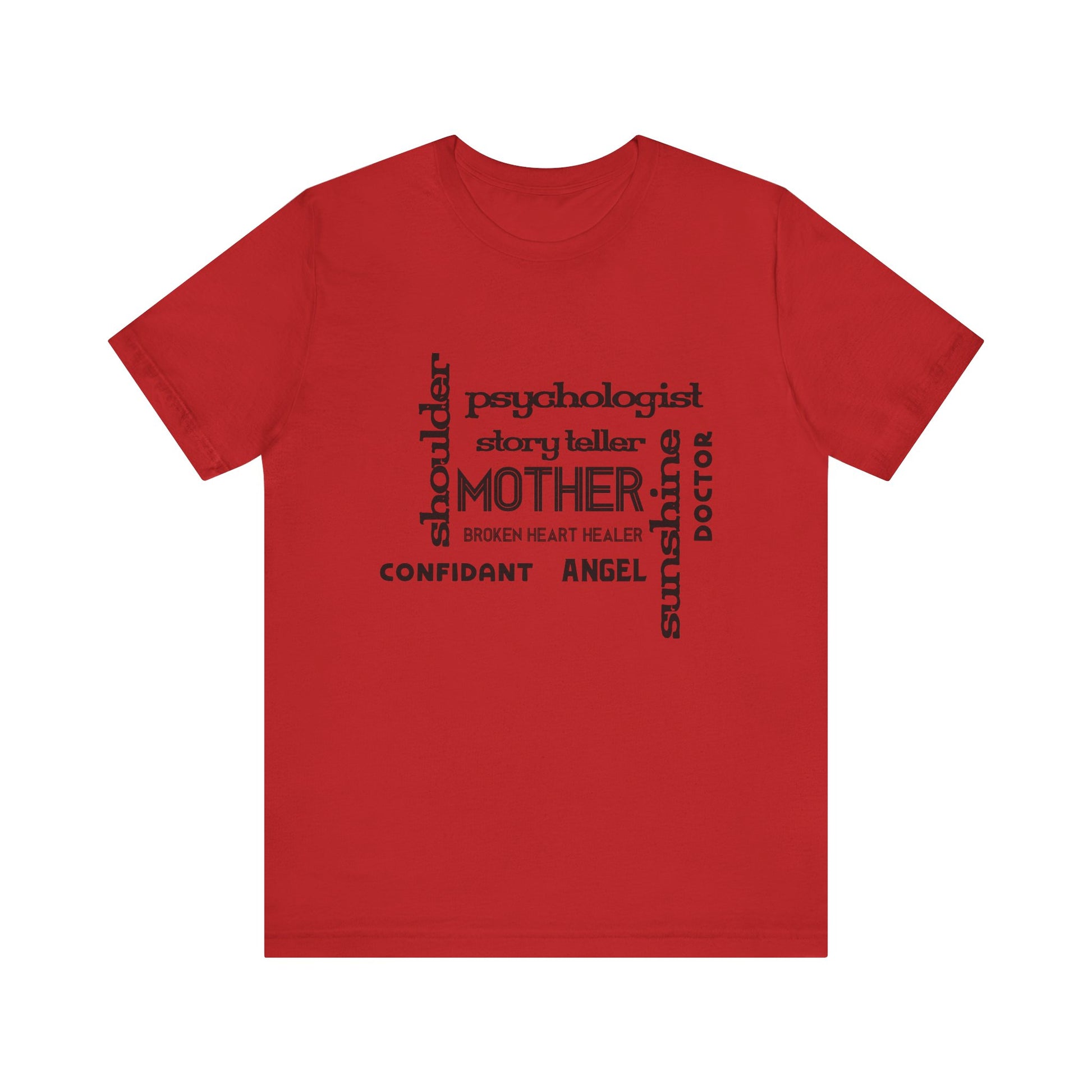 Red Inspirational Mother’s Day Shirt – Deep Words of Gratitude
