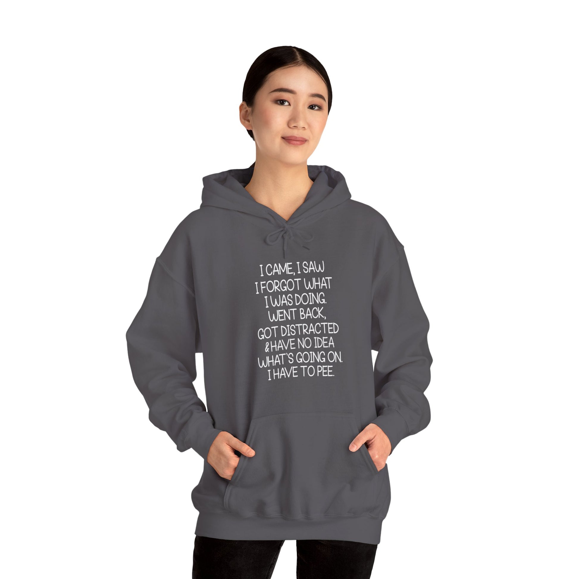 Hoodie I CAME I SAW I FORGOT Hoodie – Funny ADHD Hoodie for Adults