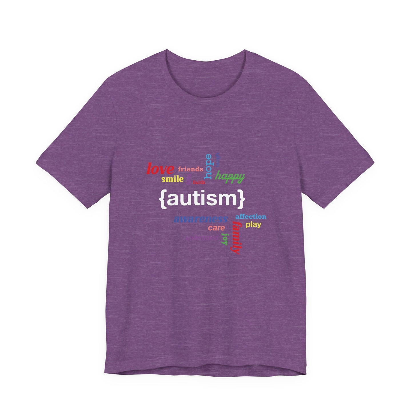 T-Shirt Love Friends Hug Faith Awareness [Autism] Subtle Autism T Shirt