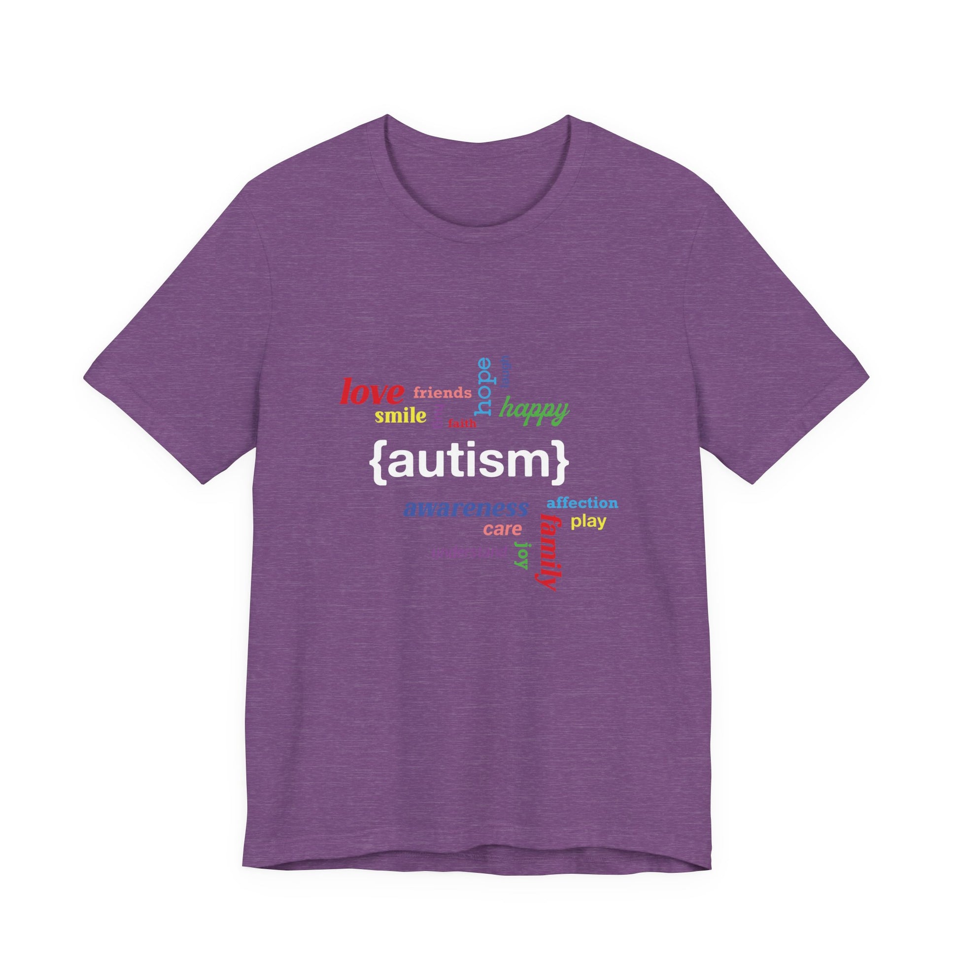 T-Shirt Love Friends Hug Faith Awareness [Autism] Subtle Autism T Shirt