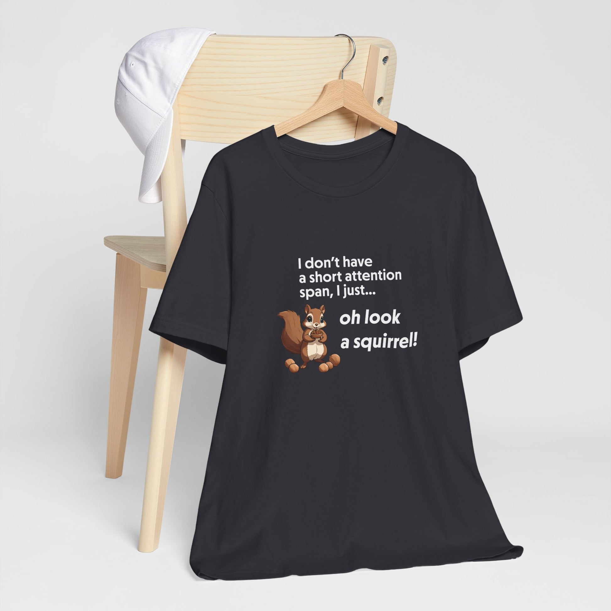 T-Shirt Oh Look a Squirrel ADHD T-Shirt – Funny Neurodivergent Shirt
