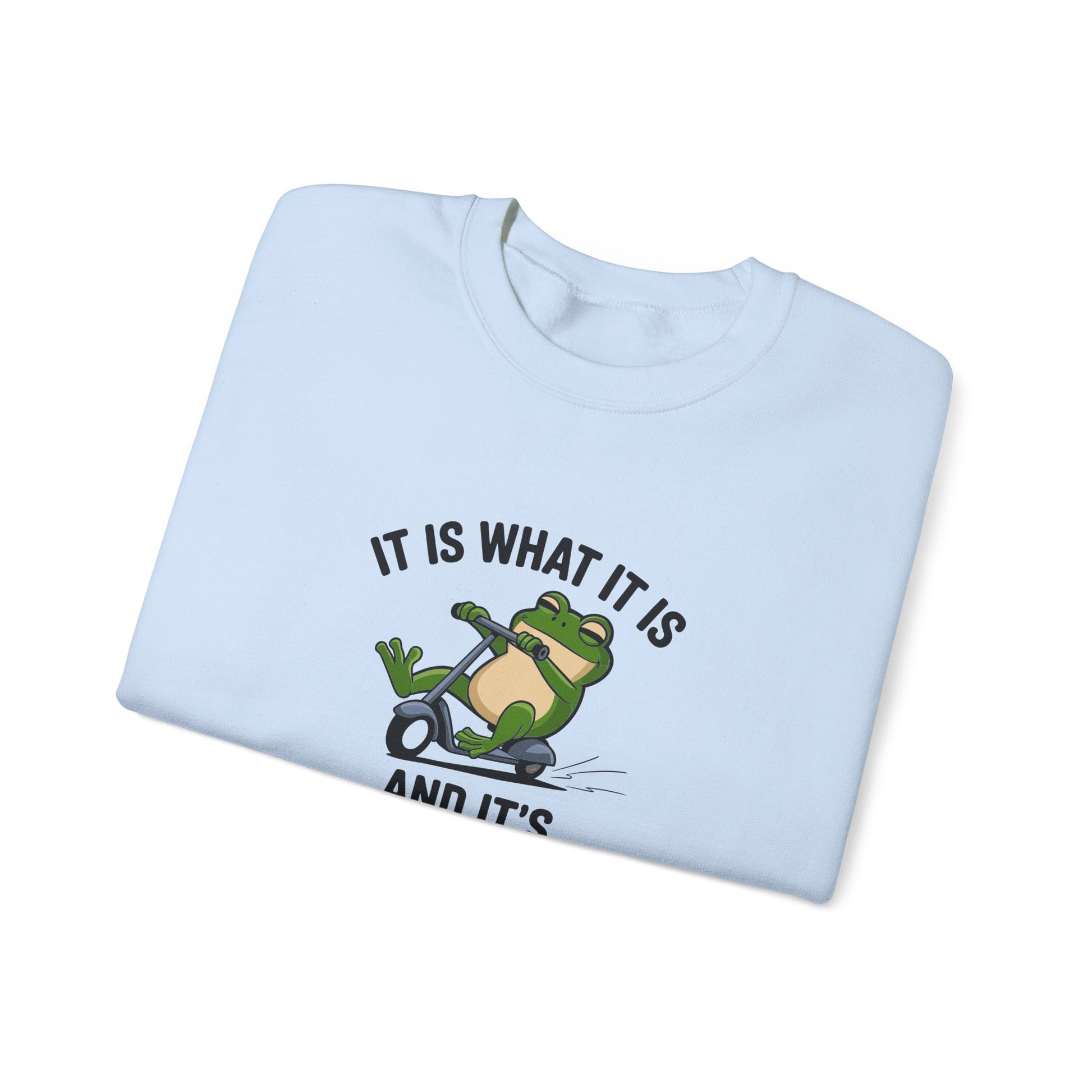 Sweatshirt IT IS WHAT IT IS AND IT'S AUTISM Funny Scooter Autism Sweatshirt