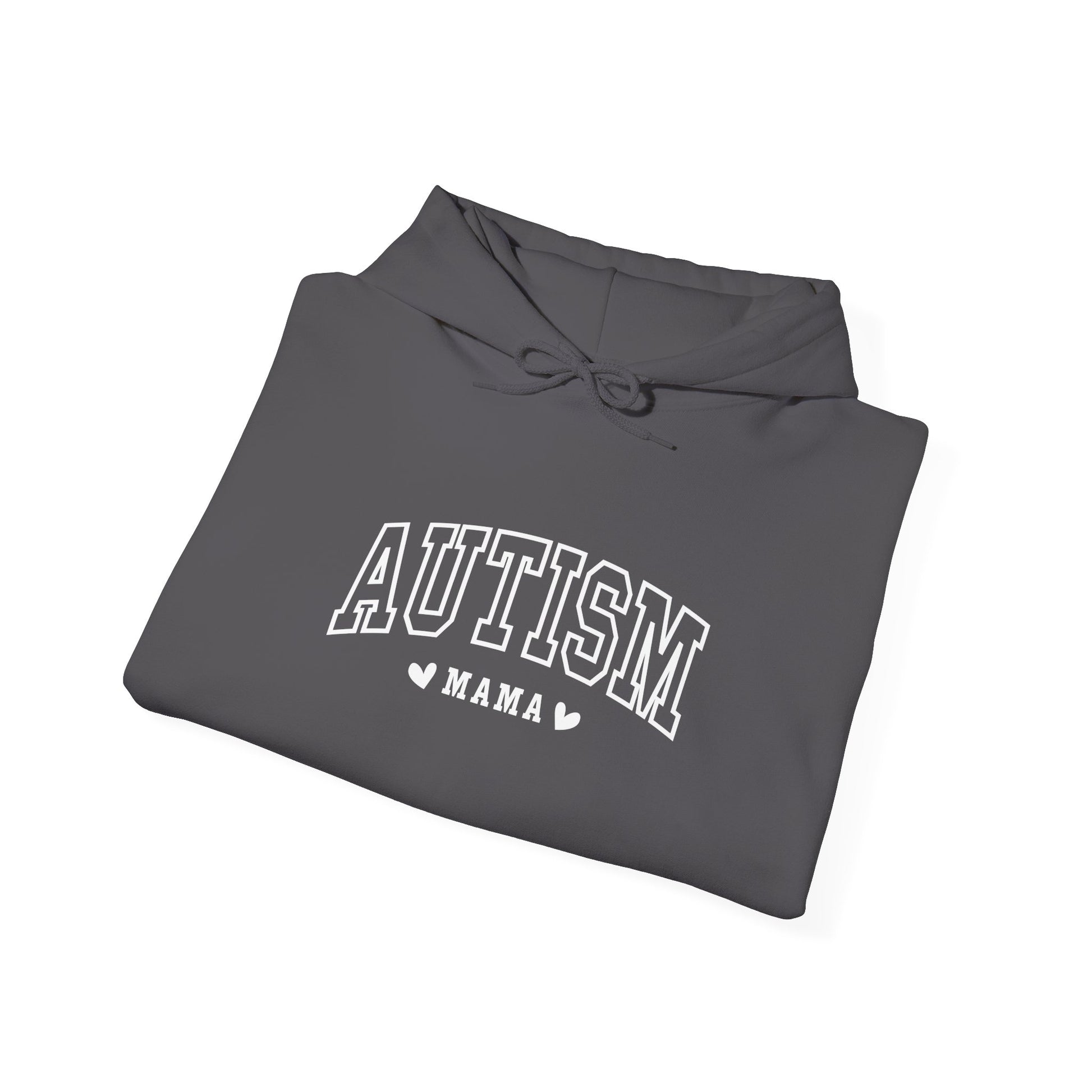 Hoodie AUTISM MAMA Hoodie – Collegiate-Inspired Supportive Mom Design