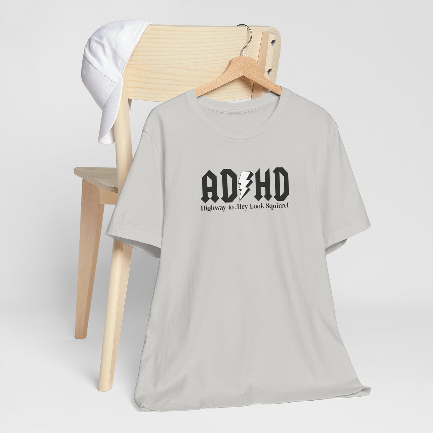 T-Shirt Highway to ADHD Funny T-Shirt – Gothic Pop Culture Graphic Tee