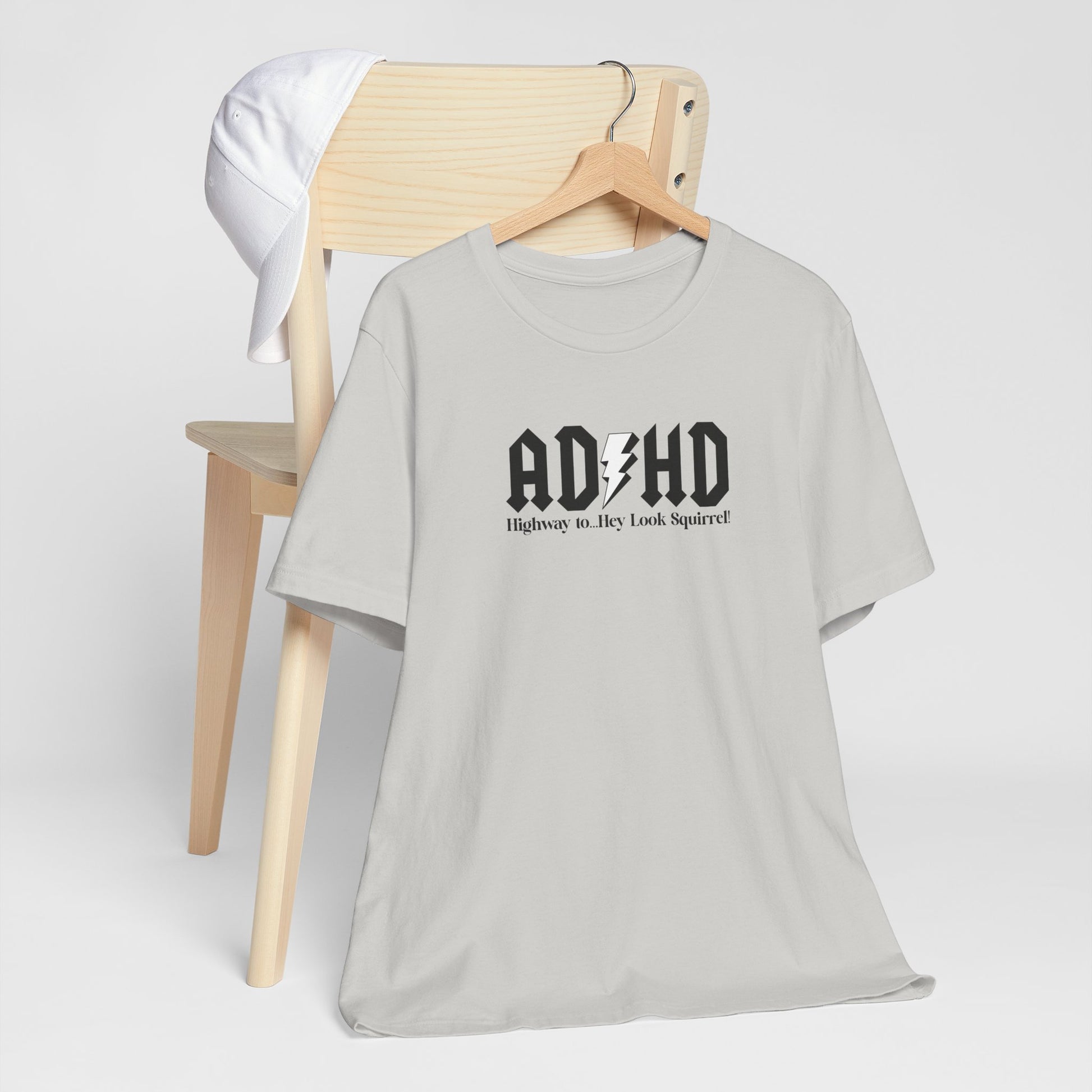 T-Shirt Highway to ADHD Funny T-Shirt – Gothic Pop Culture Graphic Tee