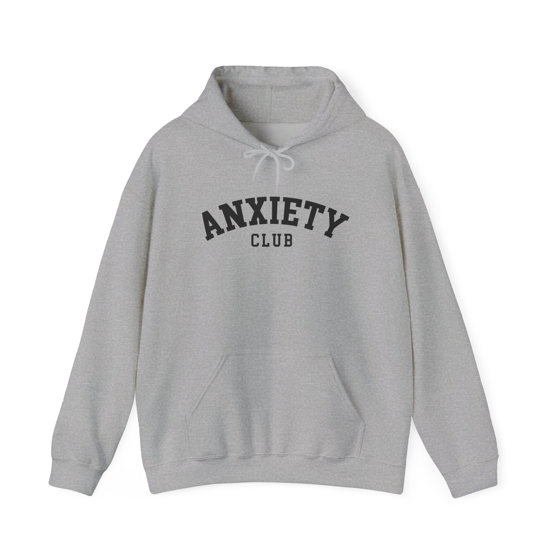 Hoodie Anxiety Club – Cozy Hoodie for Women with Anxiety Support