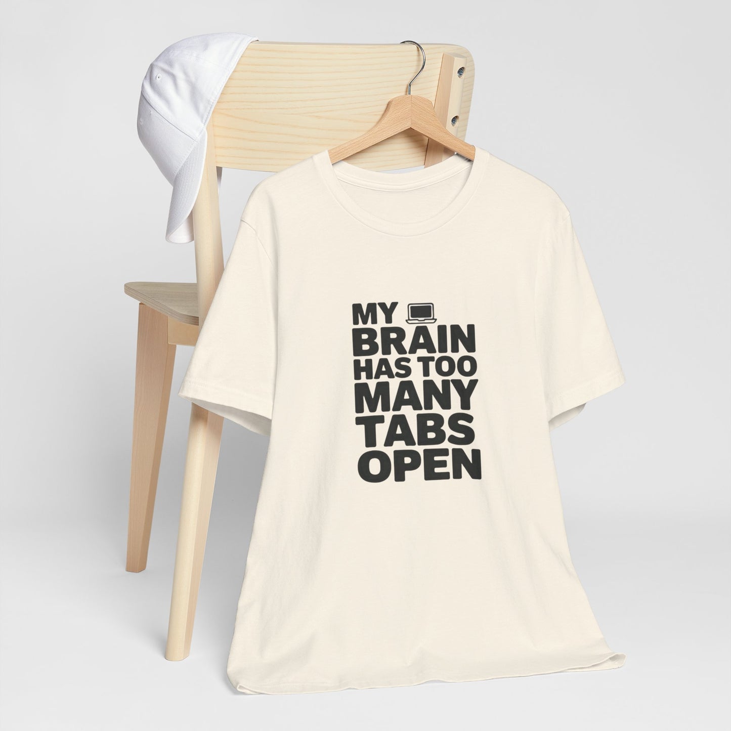 T-Shirt MY BRAIN HAS TOO MANY TABS OPEN – Funny ADHD T Shirt for Adults