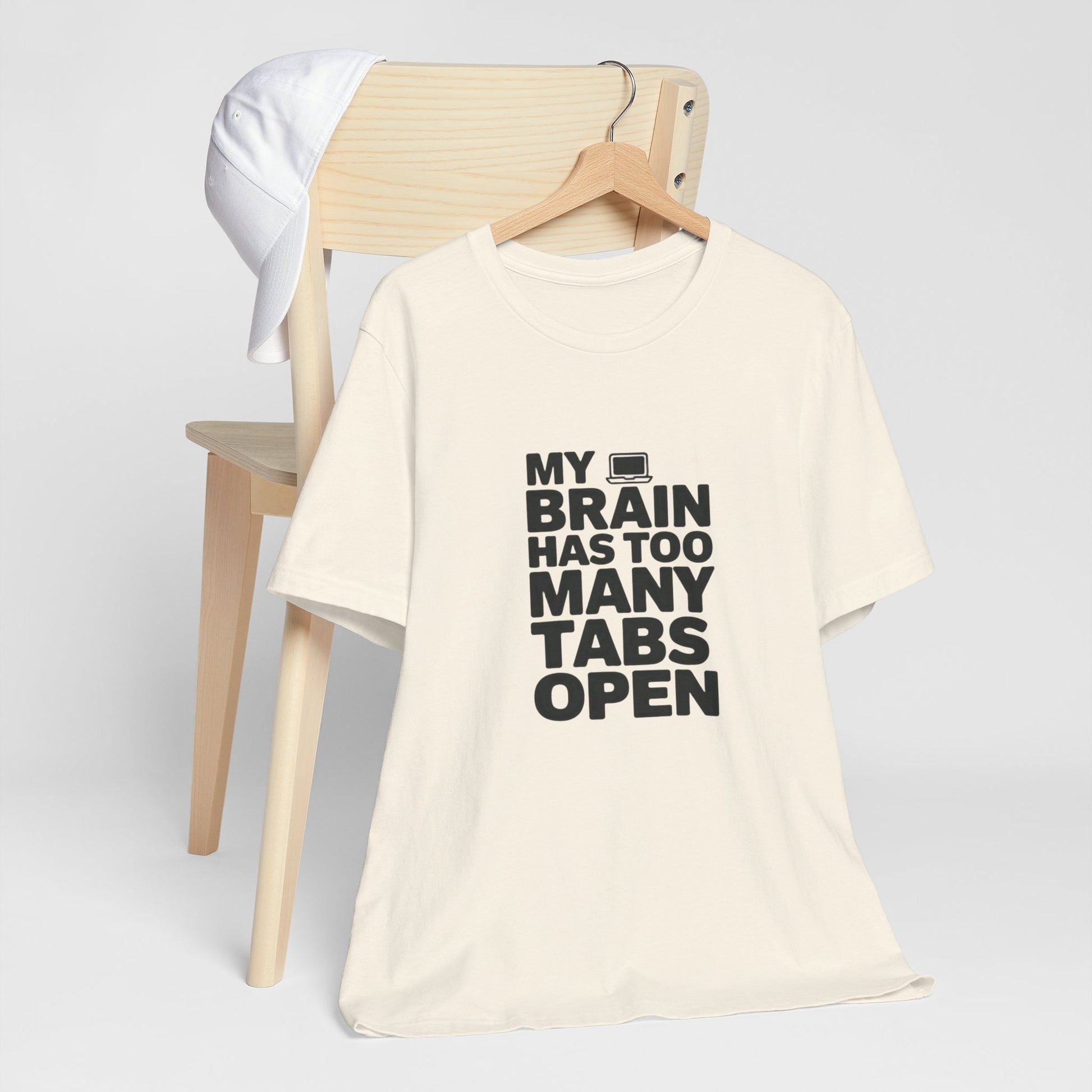 T-Shirt MY BRAIN HAS TOO MANY TABS OPEN – Funny ADHD T Shirt for Adults