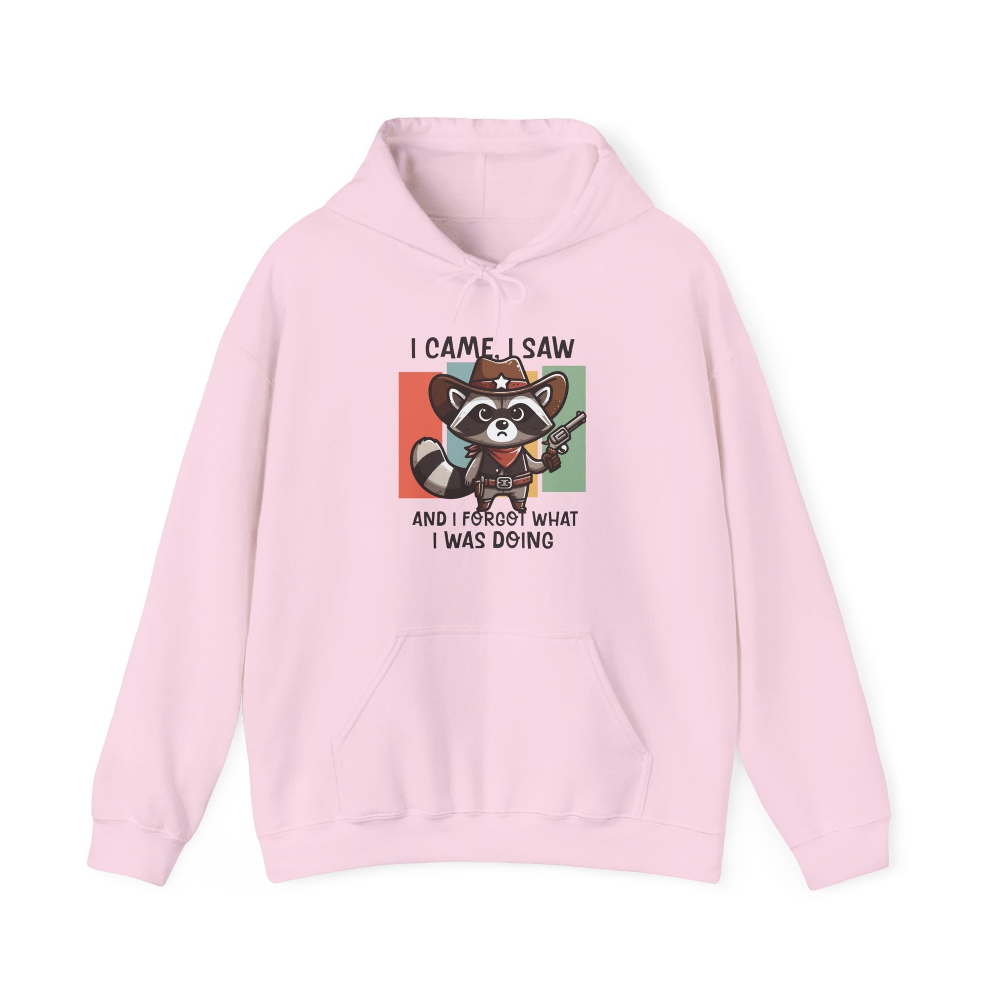 Hoodie I Came I Saw And I Forgot Hoodie – Funny ADHD Raccoon Hoodie