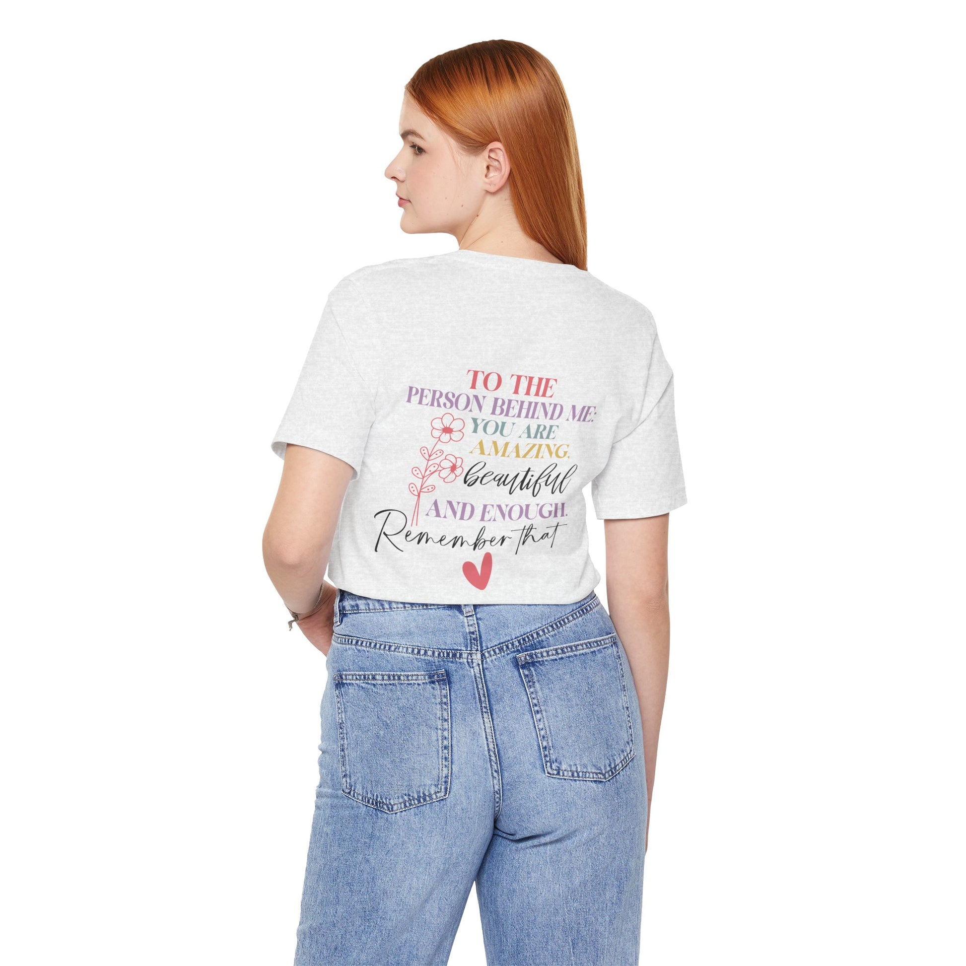 You Matter – Ash You Matter T Shirt with Back Print for Mental Health